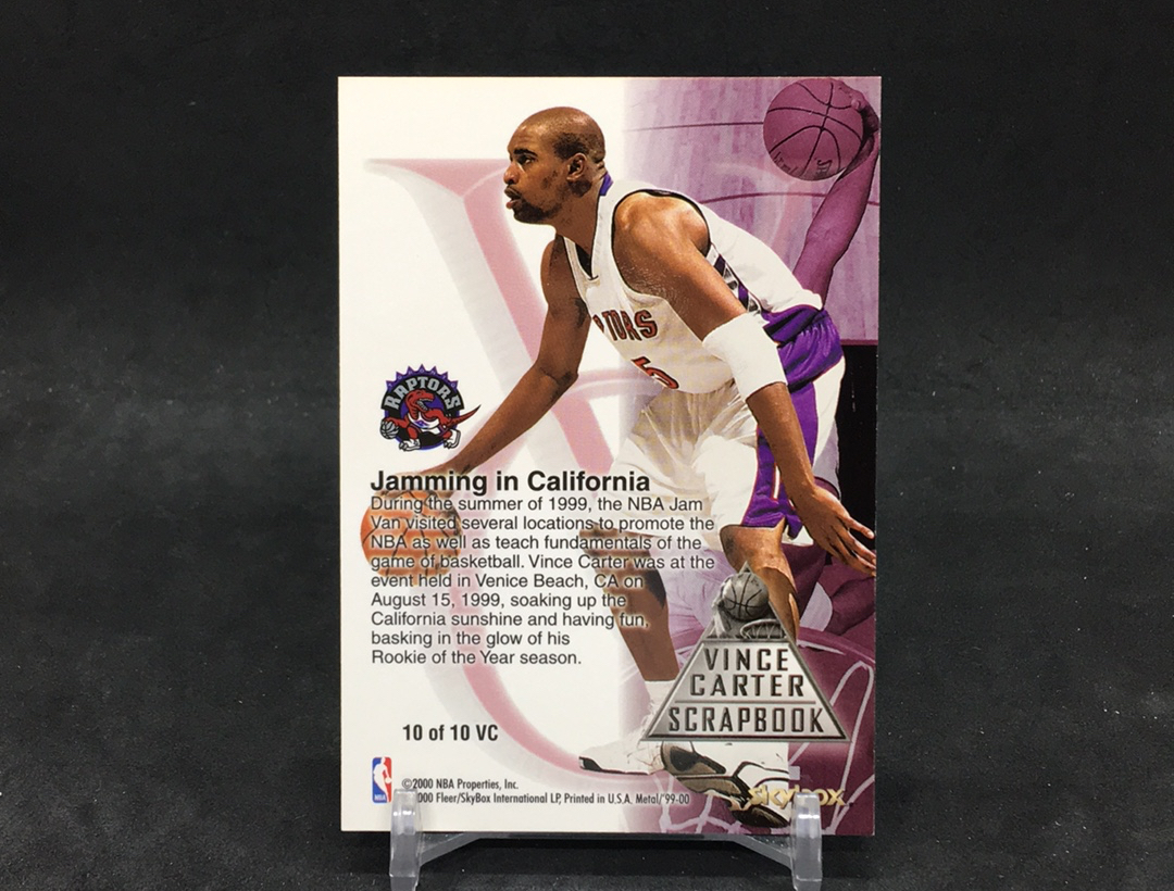 【DC拍卖】11.21 SKYBOX METAL 大比例专属特卡 经典老特 实卡美如画 四大分卫之一 名人堂巨星 NBA历史最强扣将 半人半神 文斯 卡特