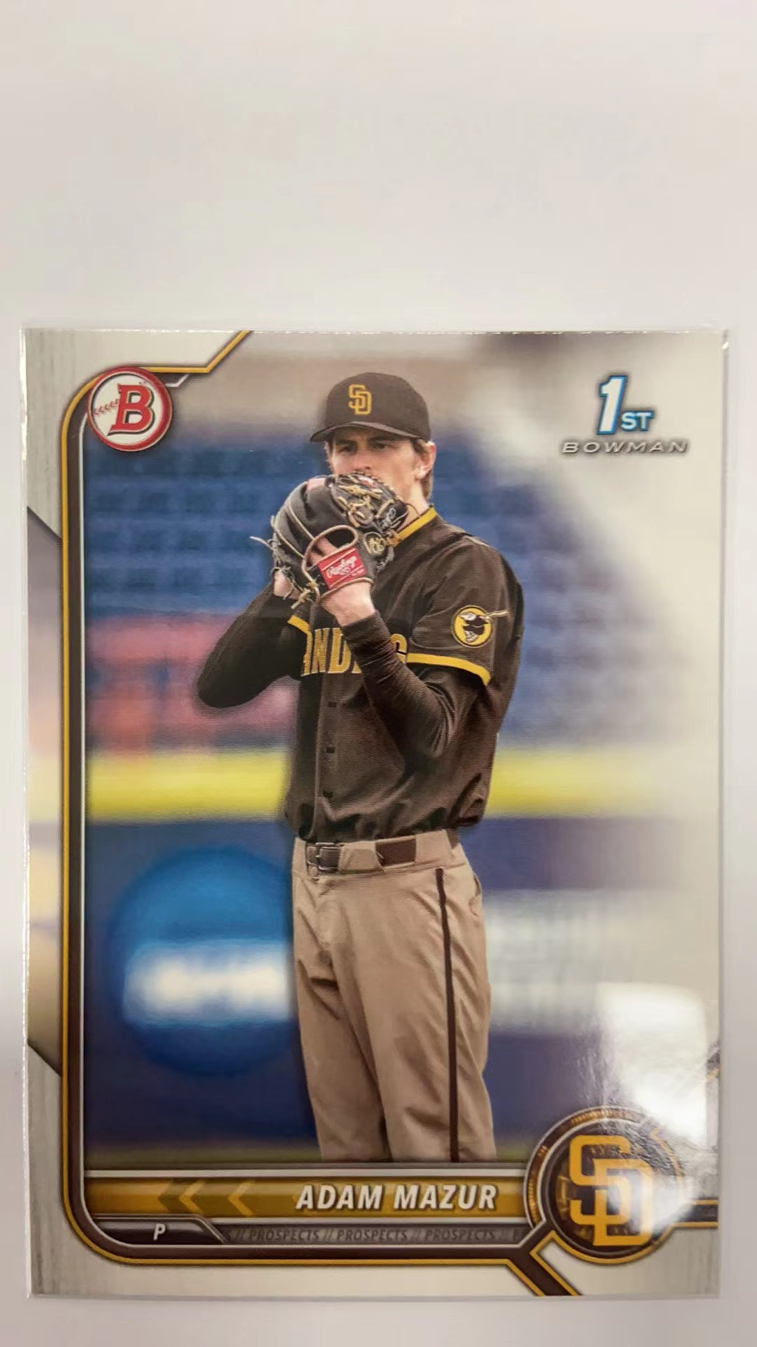 2022 Topps Bowman Chrome ADAM MAZUR 卡片如图 收藏必备 凑套必备