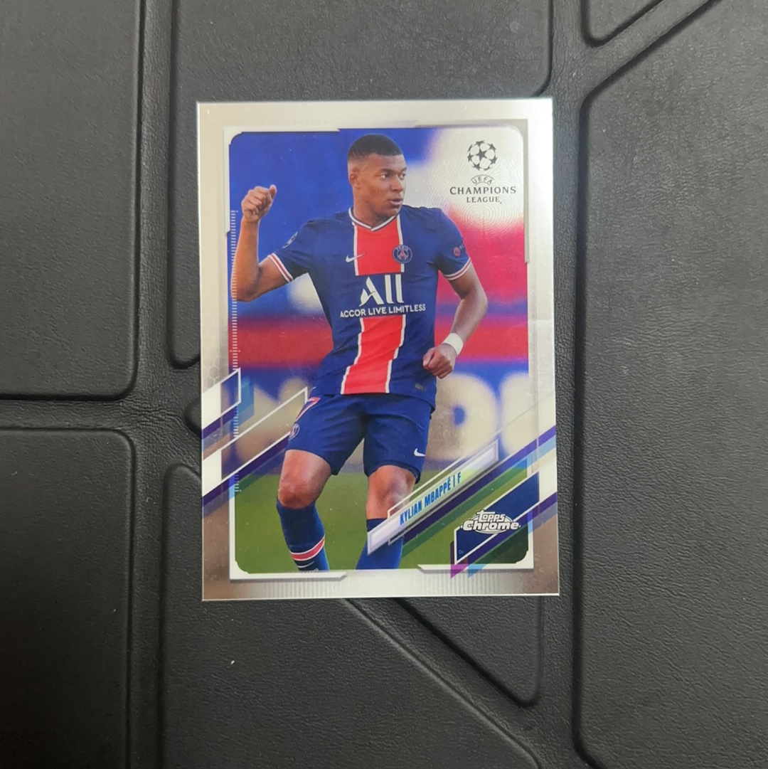 2022-23 Topps Chrome Kylian Mbappe 姆巴佩 巴黎 TC base 卡品如图 不包卡品