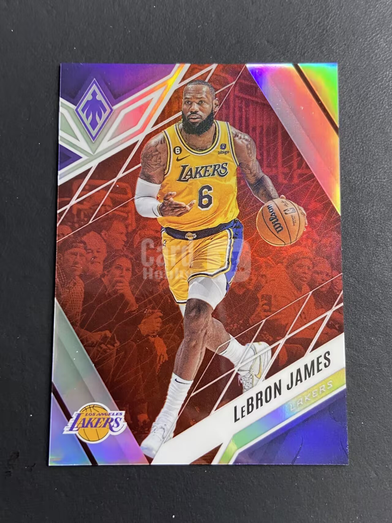 2022-23 Panini Chronicles LeBron James 【肥猫代卖】X03F 凤凰 湖人 勒布朗 詹姆斯 老詹 银折 折射 149编 瑕疵如图