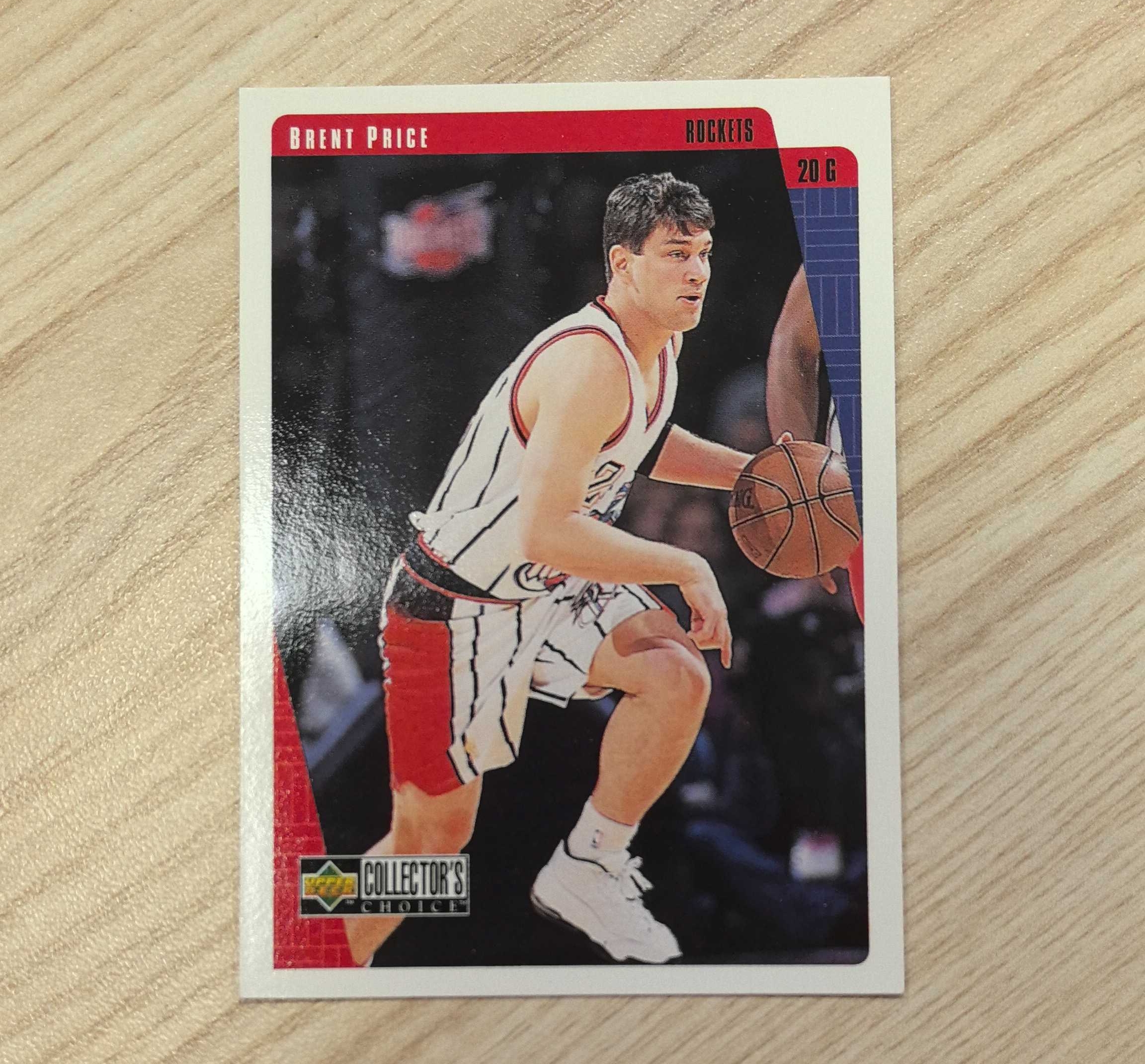 1997-98 Upper Deck Collector's Choice Brent Price 布伦特·普莱斯 先后效力于子弹(奇才)、火箭、灰熊和国王 硬通货 极具收藏价值