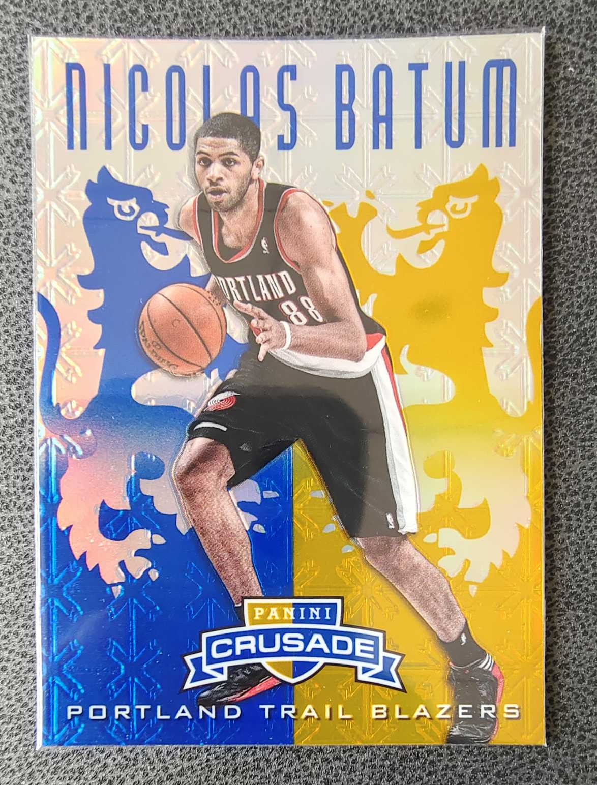 2012-13 Panini Crusade Nicolas Batum 开拓者队 尼古拉斯 巴通姆 巴图姆 法国队 十字军