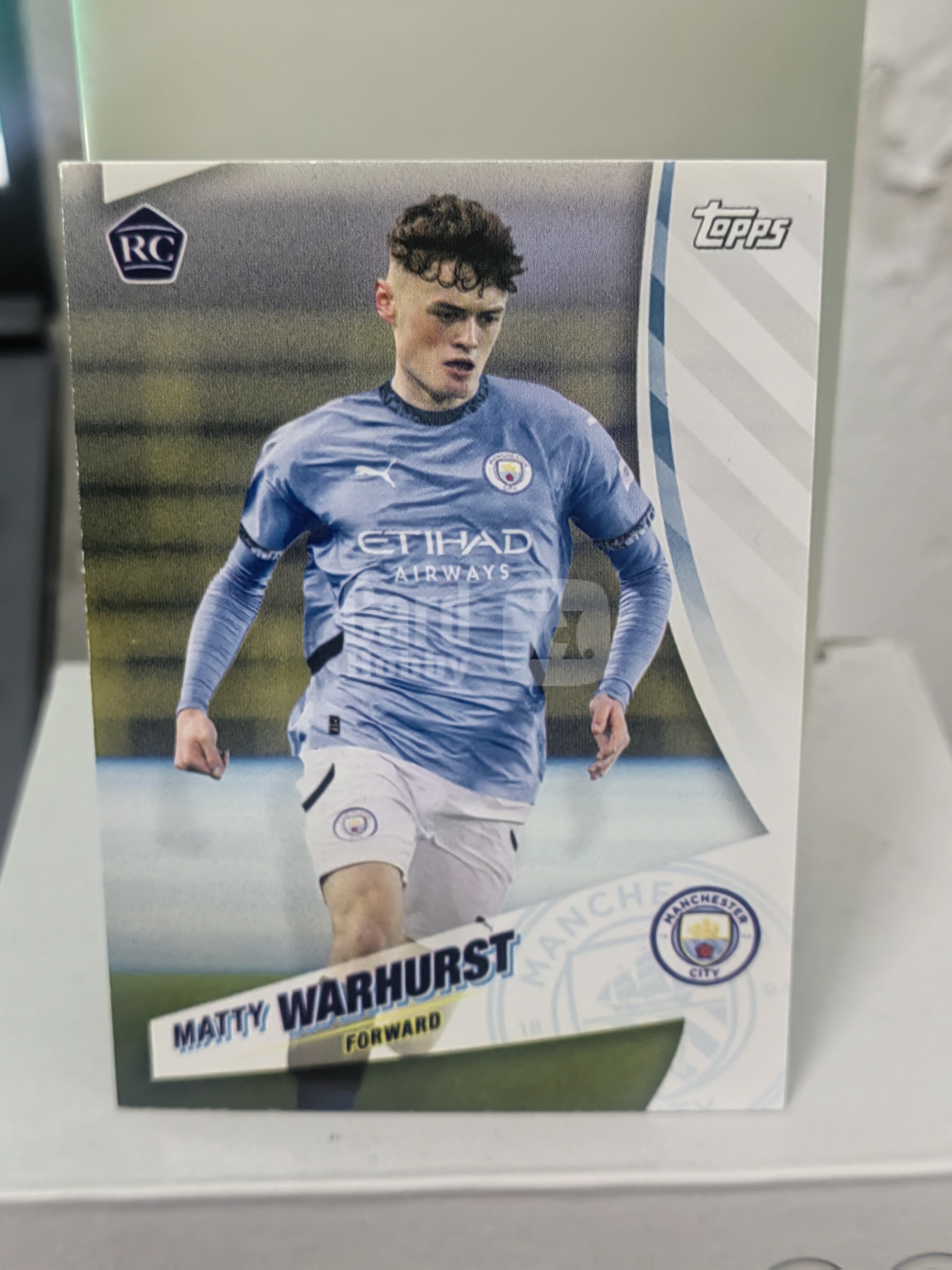 2024 Topps Topps Matty Warhurst RC 马蒂 沃赫斯特 新秀 曼彻斯特城 英格兰 曼城队盒 足 白边白角 不保卡品 卡品如图