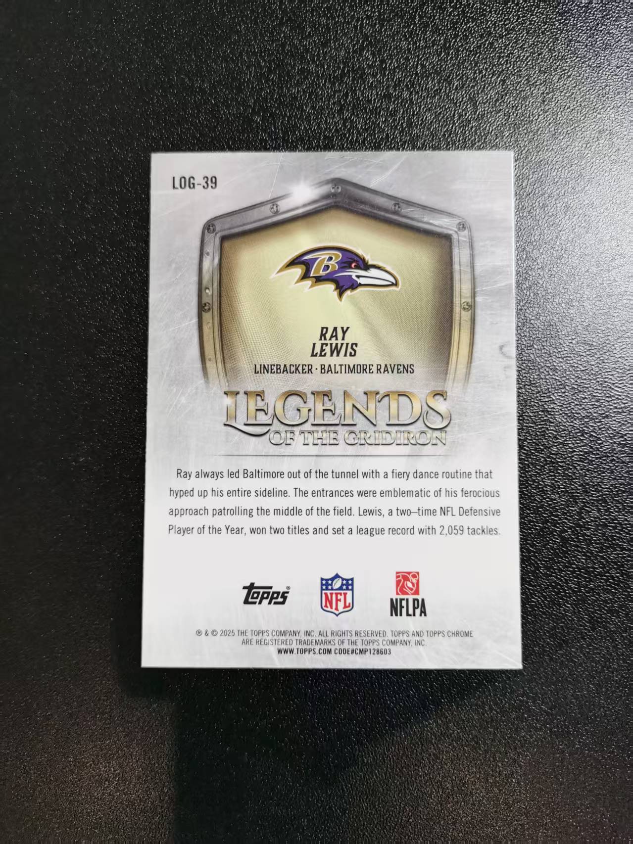 2025 Topps Chrome Ray Lewis 雷刘易斯 TC棒球 MLB 球场传奇 收藏凑套 卡品如图 免费代拍CC13