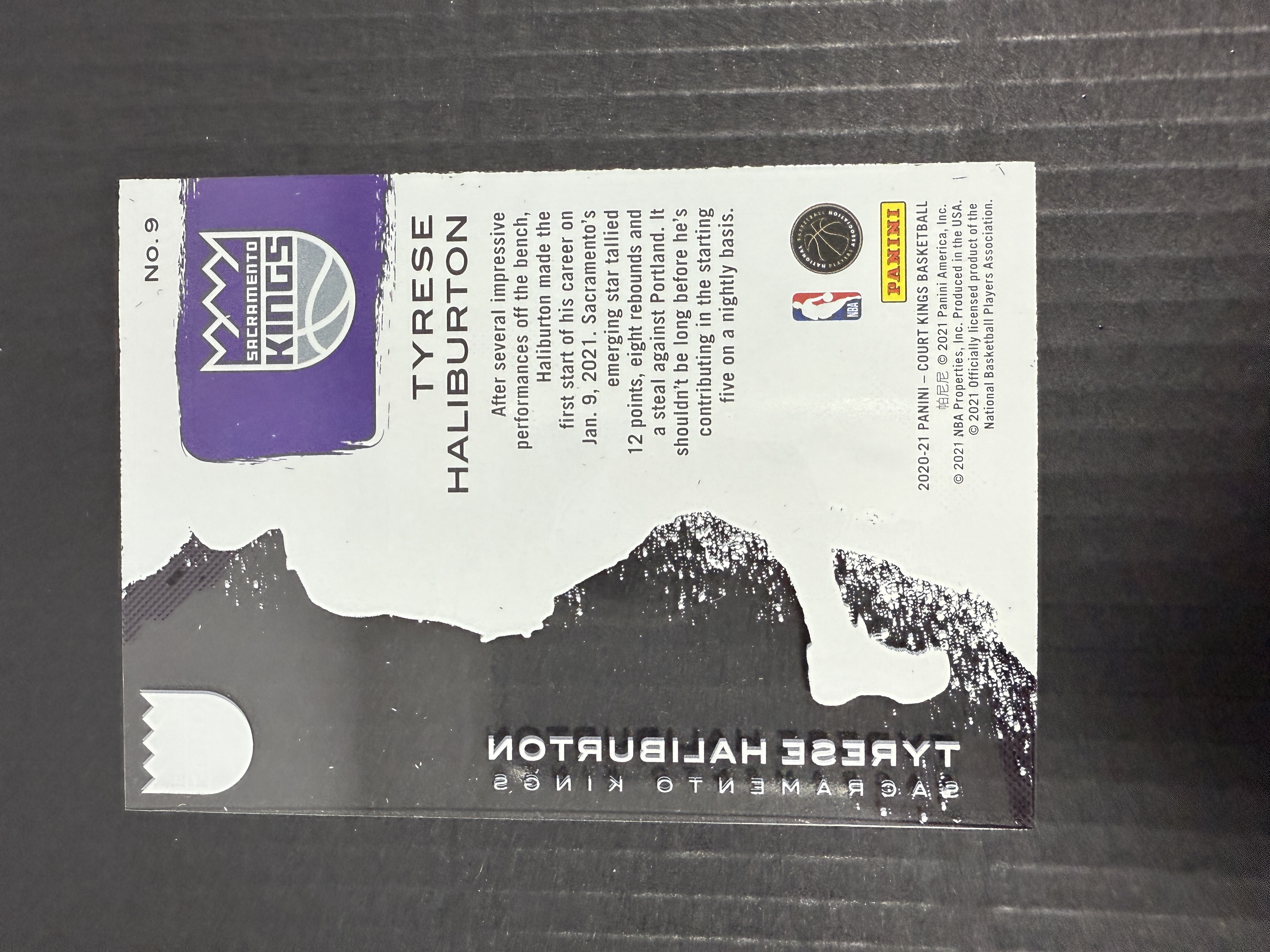 【GOAT山羊拍卖】D哥 2020-21赛季 油画系列 哈里伯顿 新秀胶片特卡 少见 国王选图 品相如图