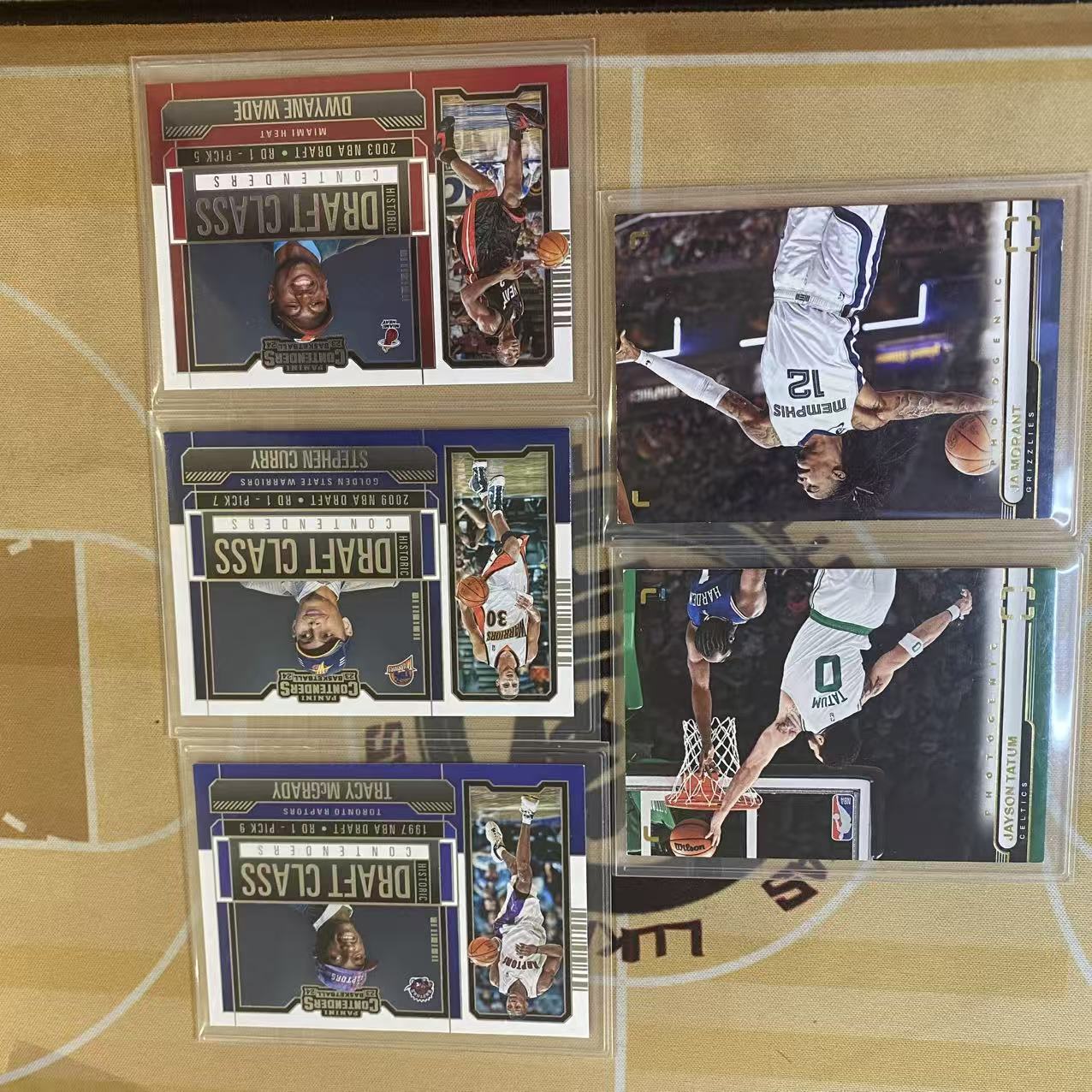 撸卡厮 Lukas 球票 库里 韦德 麦迪 新秀复刻 莫兰特 塔图姆 上镜 打包 套卡不保证完美卡品 介意勿拍(rick)