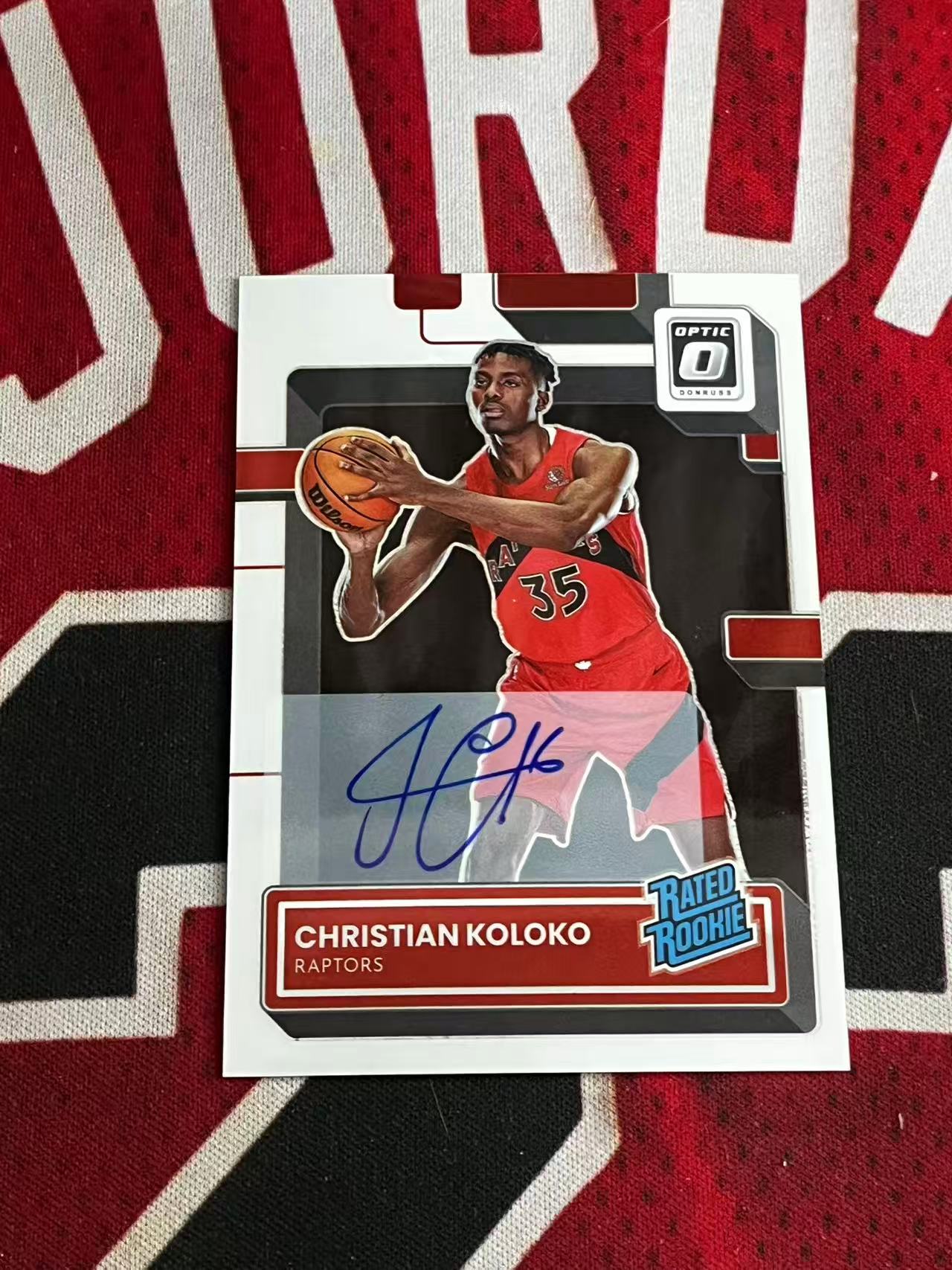 【接寄拍】2022-23 PANINI DONRUSS OPTIC 杜蕾斯系列 猛龙 新秀RC 克里斯蒂安科洛科 科洛克 签字卡 卡签 新秀签 专收凑套必备【烂臭嘴拍卖】