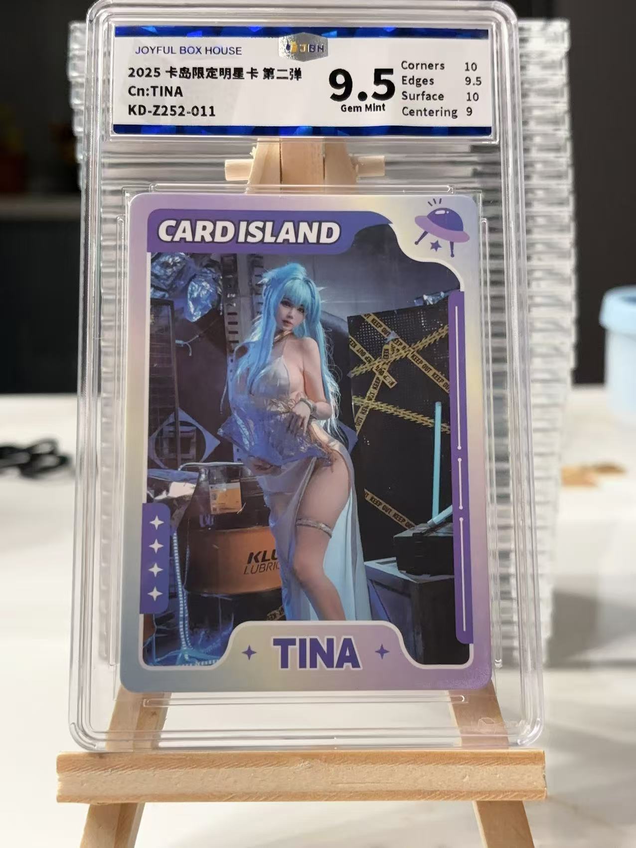 2025 卡岛 限定明星卡第二弹 TINA JBH评级卡 美女模特卡 值得收藏 专收必备