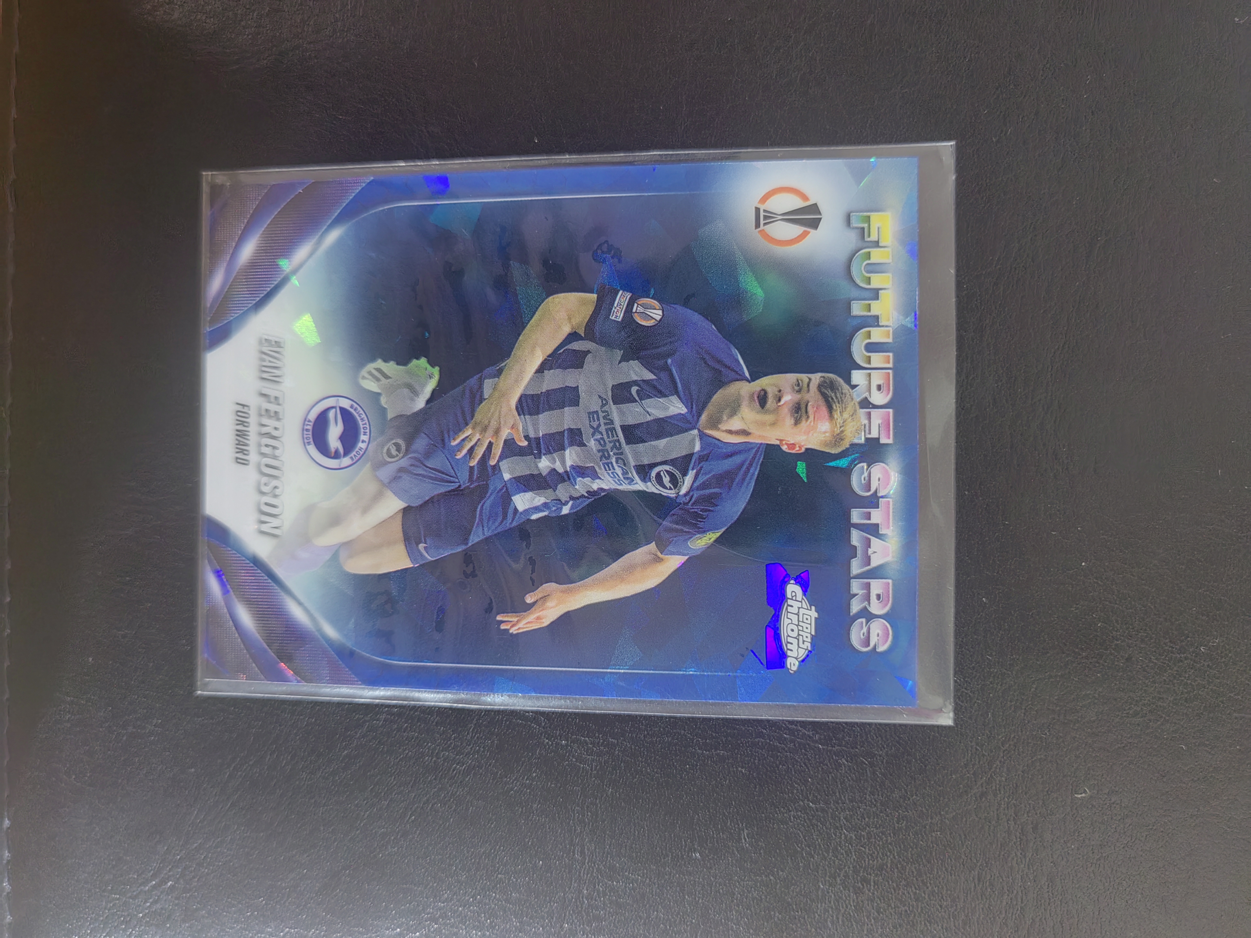 2024 Topps Topps Chrome Evan Ferguson 欧联杯 埃文 弗格森 未来之星 特卡 蓝碎冰 新哈兰德 布莱顿 爱尔兰波西米亚人 足球 卡品如图 不保卡品