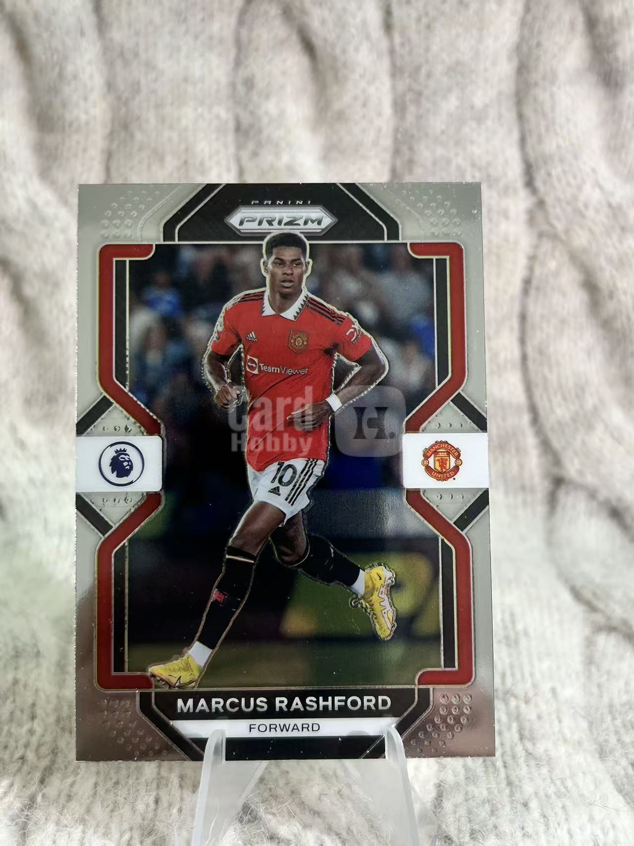2022-23 Panini Prizm 英超 Marcus Rashford 马库斯・拉什福德,拉什福德,效力曼联,英格兰国脚,速度出众,擅长边路突击破门