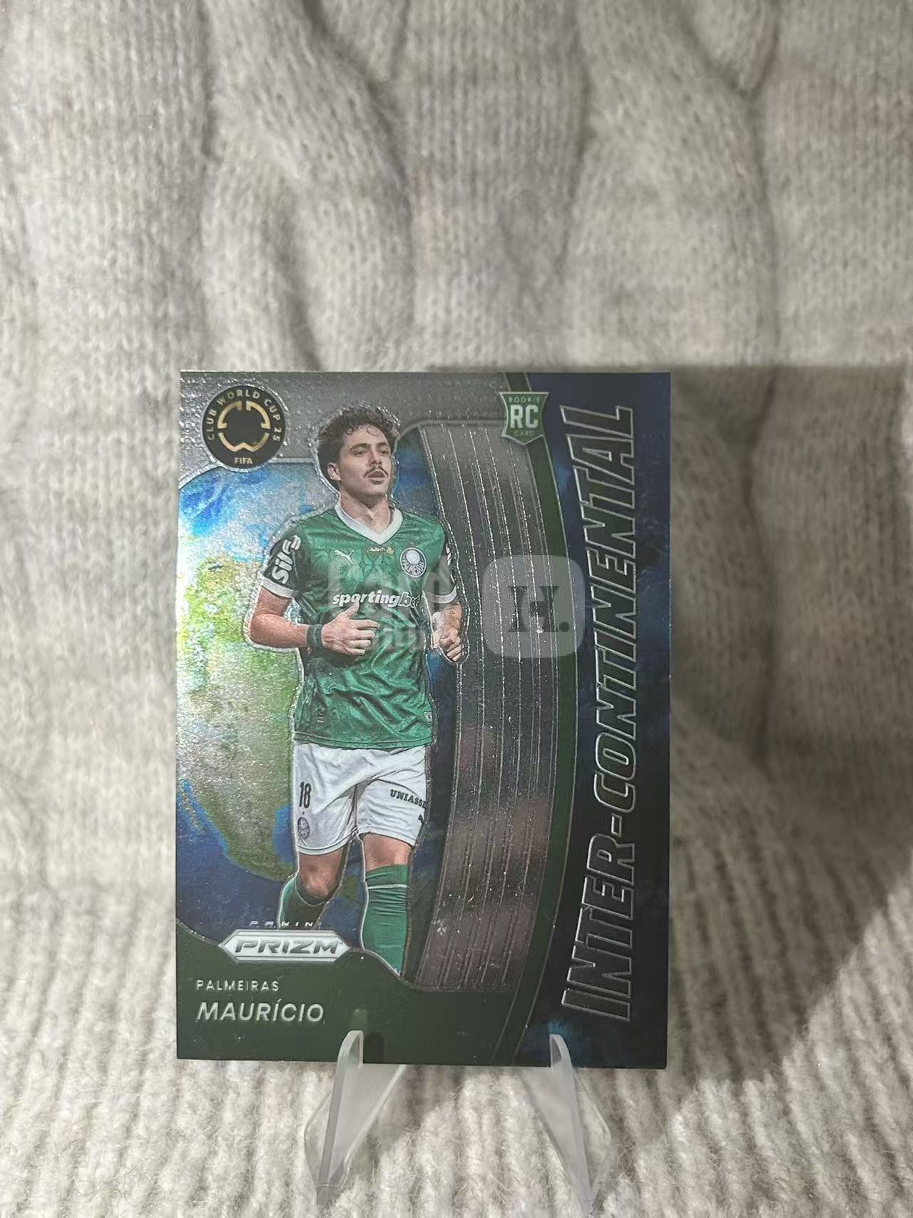 2024-25 Panini Prizm 世俱杯 Maurício Inter-Continental 洲际特卡,帕尔梅拉斯,毛里西奥(Maurício),RC 新秀卡