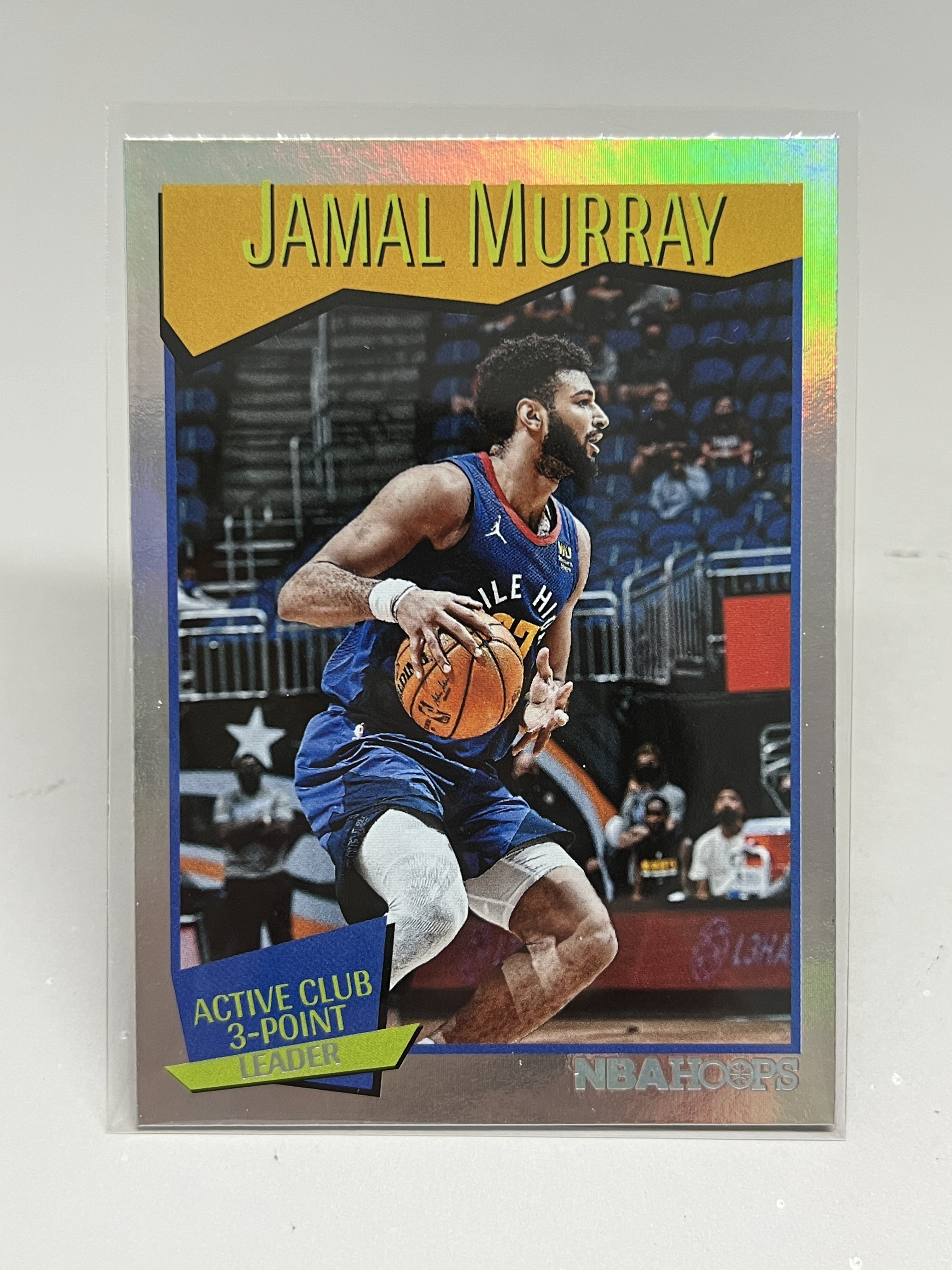 2021-22 Panini NBA Hoops Jamal Murray 【接寄拍 挂机拍卖】帕尼尼 贾马尔·穆雷 掘金 #265 复古特卡 大比例 折射 卡品如图 收藏 凑套