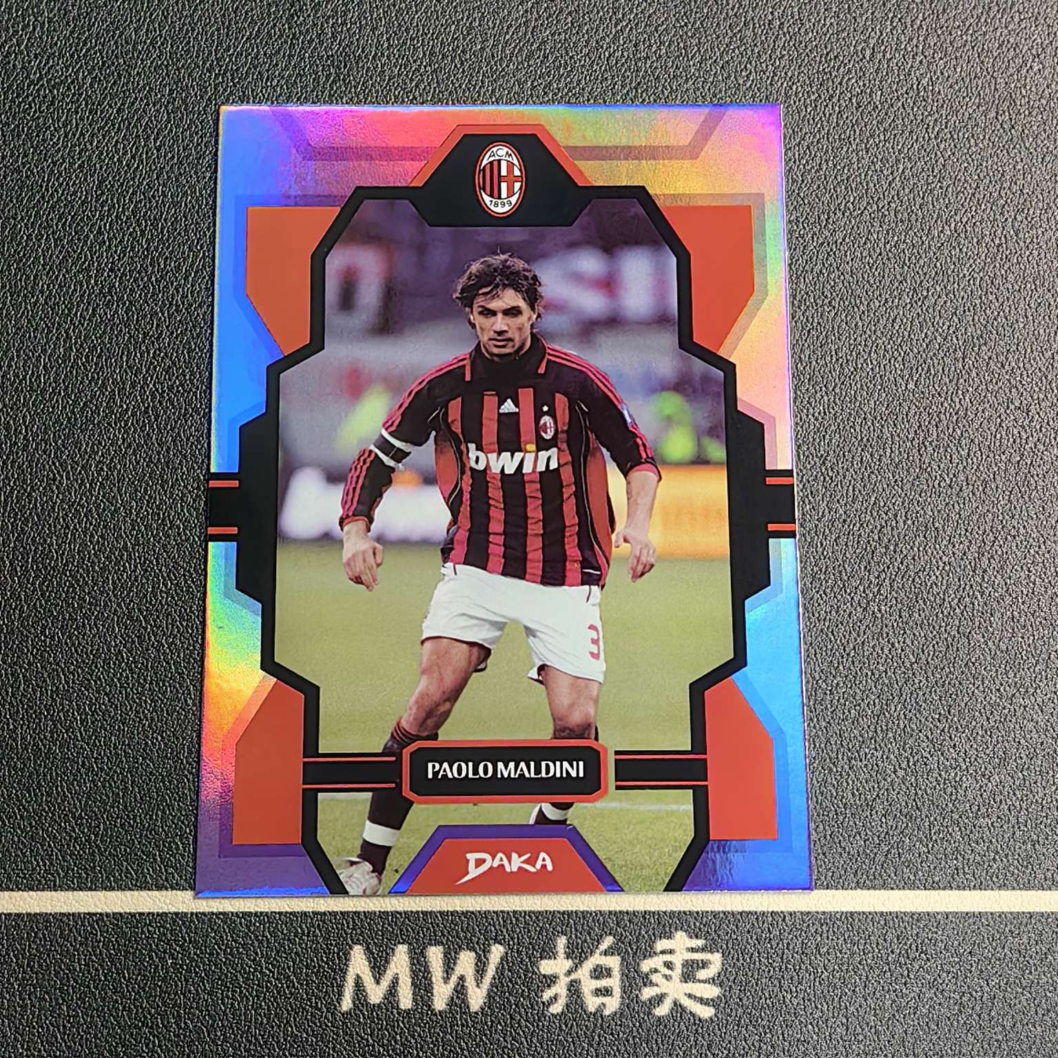 【MW拍卖 接代拍】 保罗 马尔蒂尼 /199编 2025 DAKA 达咖 AC米兰队盒 银折 意甲 PAOLO MALDINI 意大利 AC米兰 -W