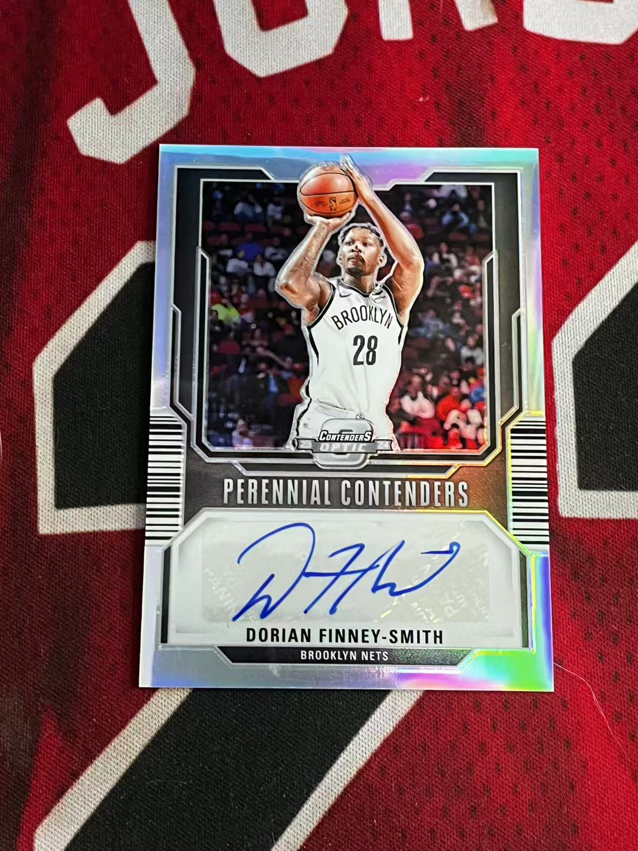 【接寄拍】2023-24 PANINI CONTENDER OPTIC 球票系列 篮网 多里安芬尼史密斯 125编 签字卡 银折 折射 专收凑套必备【烂臭嘴拍卖】