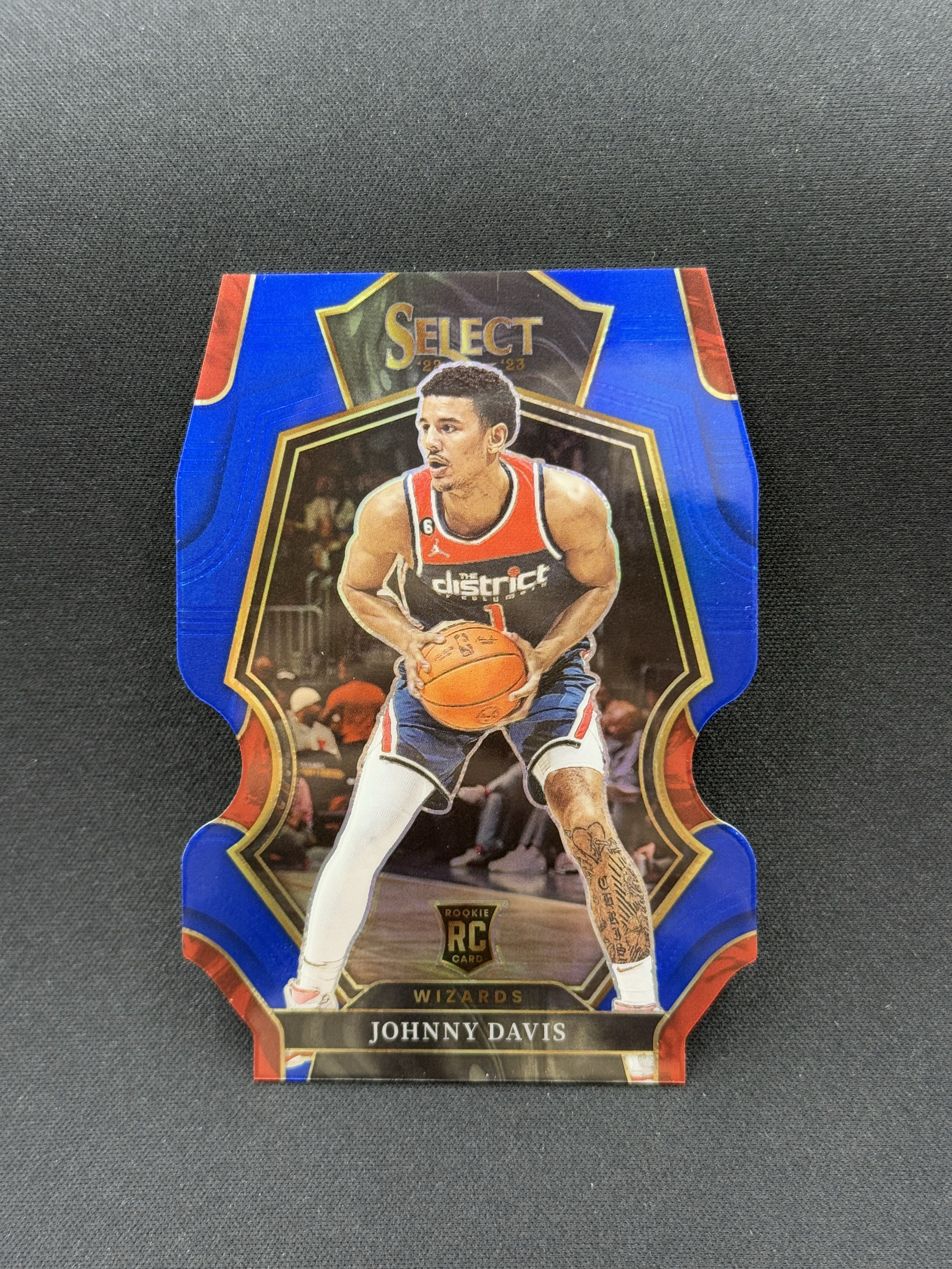 2022-23 Panini Select Johnny Davis RC 【小贝代拍】NBA Select 奇才 新秀 约翰尼 戴维斯 二阶 异形 蓝折 249编 卡品如图 拍前看描述 HCT