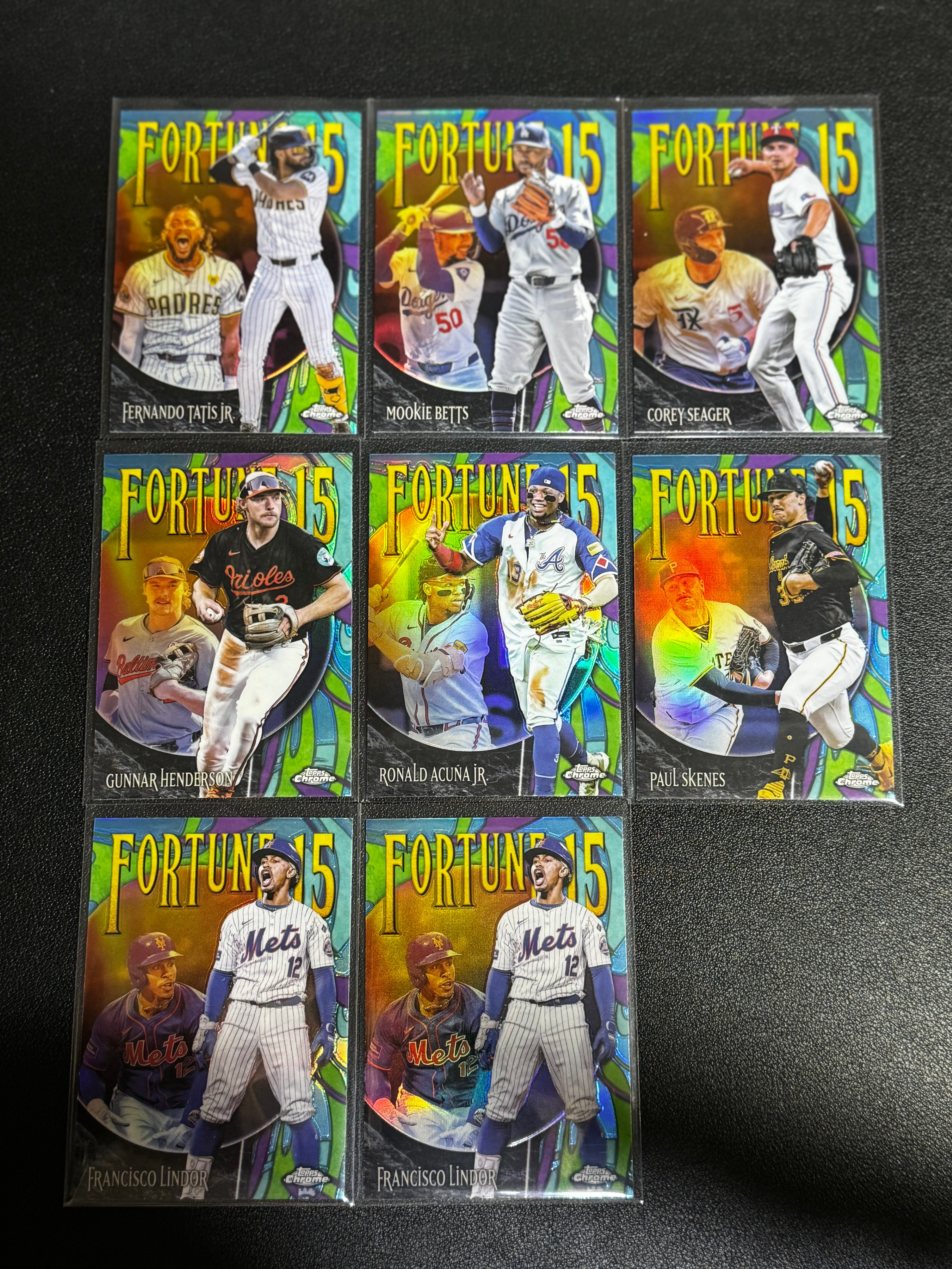 2025 Topps Chrome MLB 棒球大联盟 银折 Fortune 15 特卡 保罗・斯肯斯 Paul Skenes 穆基・贝茨 Mookie Betts 等 潜力无限 LWDG