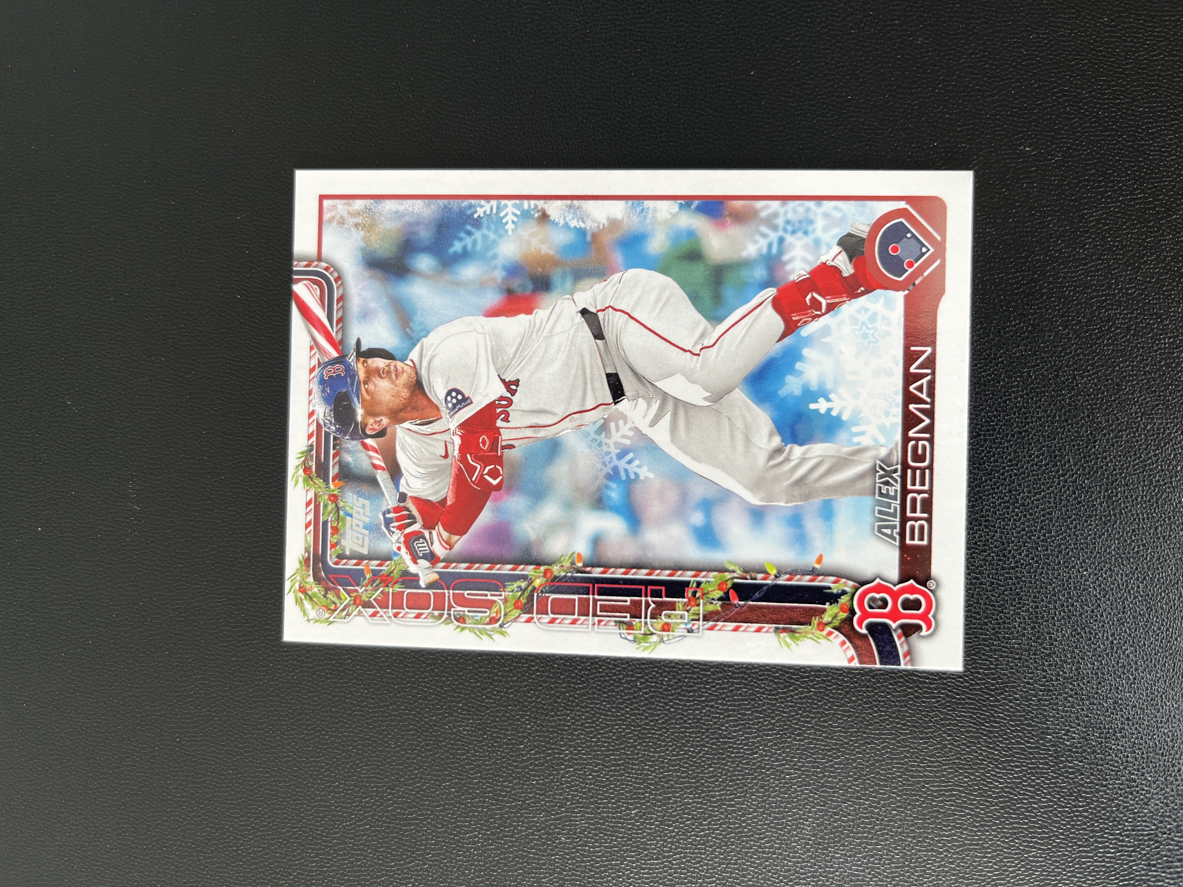 2025 Topps Holiday Alex Bregman 【禄卡拍卖】假日包 亚历克斯 布雷格曼 波士顿红袜 #2 10.31-光头-Z09