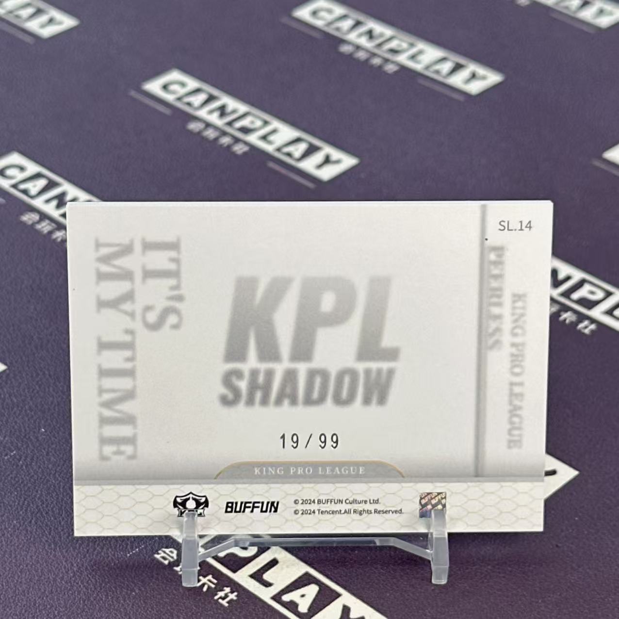 2024 Buffun KPL 妖刀 【会玩卡社】王者荣耀 KPL选手卡 无双 妖刀 光影特卡 19/99编 HW2588