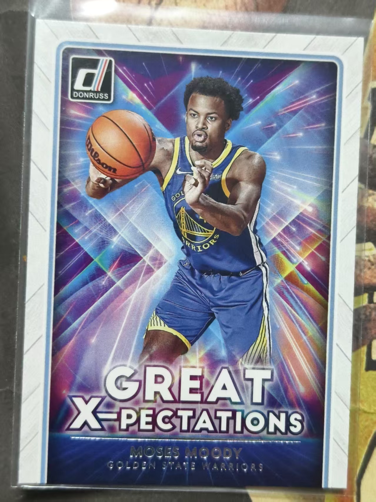 2021-22 Panini Donruss Moses Moody 帕尼尼 摩西 穆迪 勇士 特卡 great x-pectations 卡品精美 凑套必备 no.2
