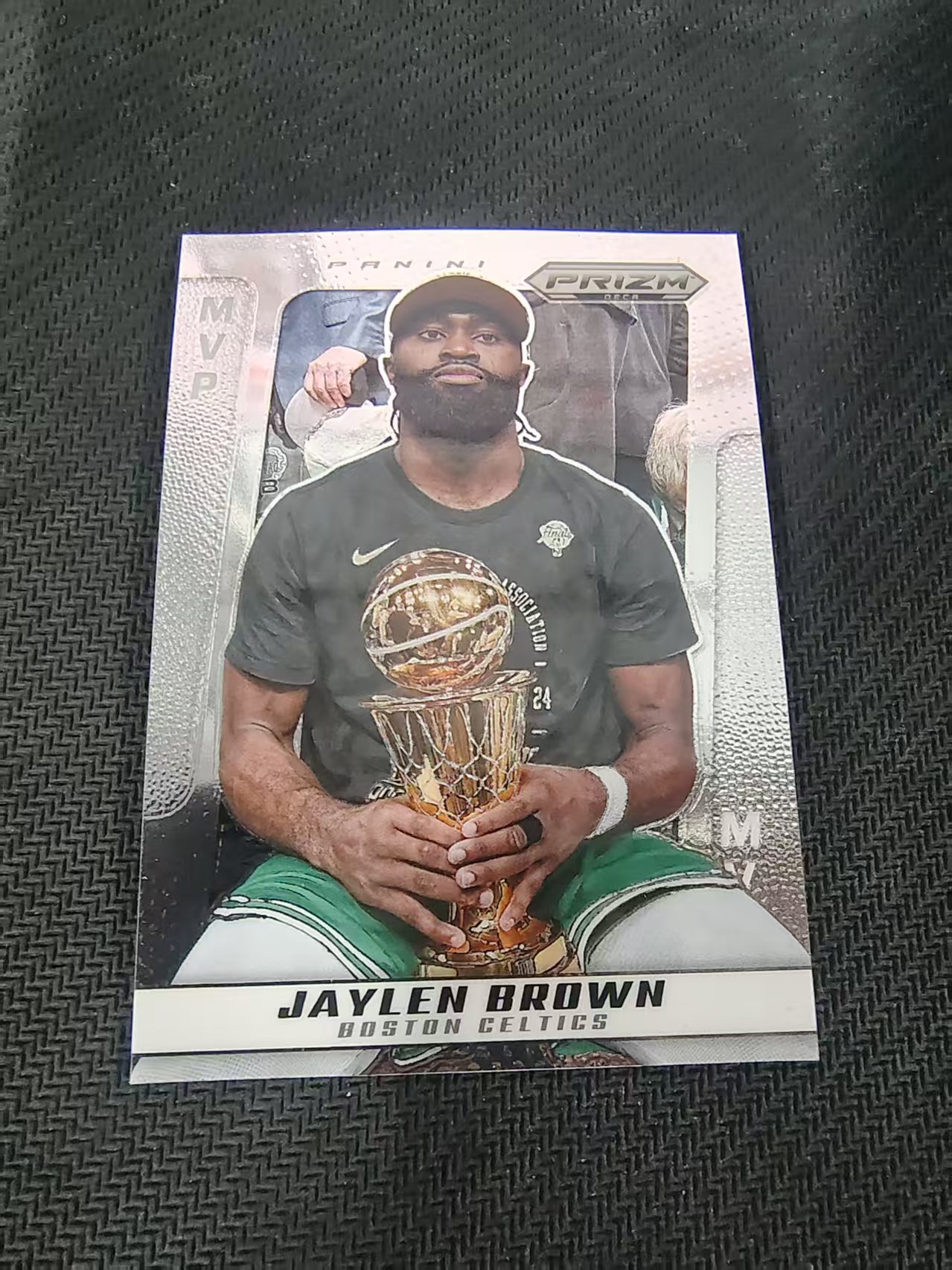 【可合并,不累计】2024-25 Panini Prizm DECA Jaylen Brown 杰伦 布朗 凯尔特人 复刻PZ MVP 捧杯 划痕 边角瑕疵 #291