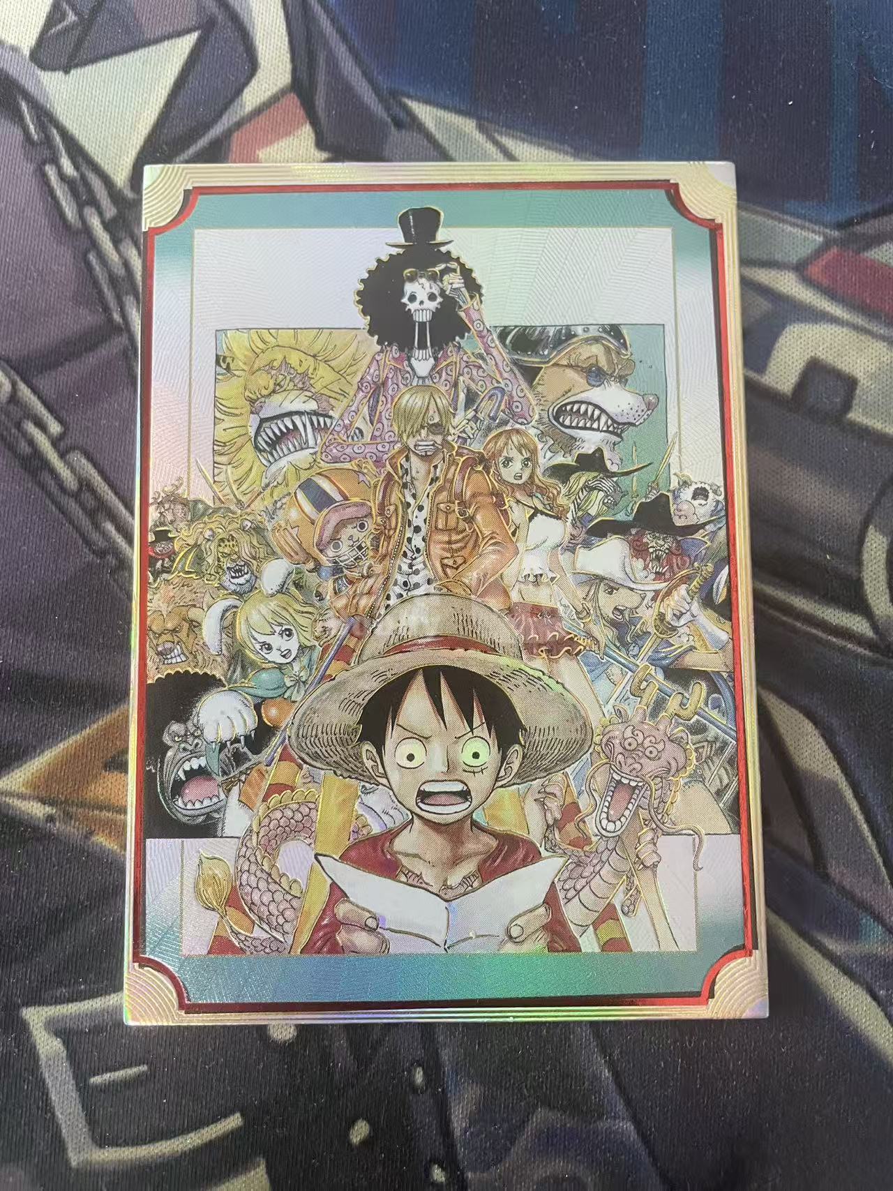 卡游 航海王 海贼王漫画封面折射 木水拍卖 爱国者