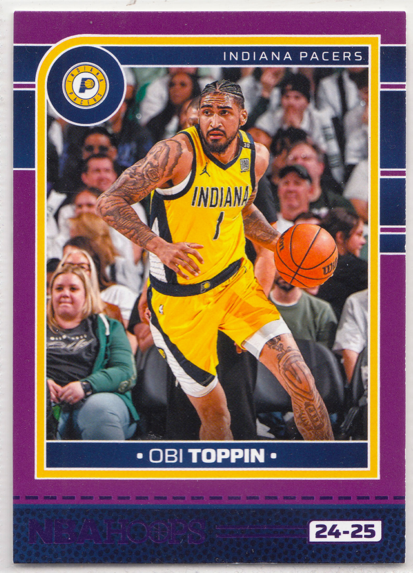 【ABC1 Card Market】2024-25 Panini NBA Hoops Basketball Obi Toppin 奥比 托平 Indiana Pacers 印第安纳步行者 #193 凑套专收必备 HP11877