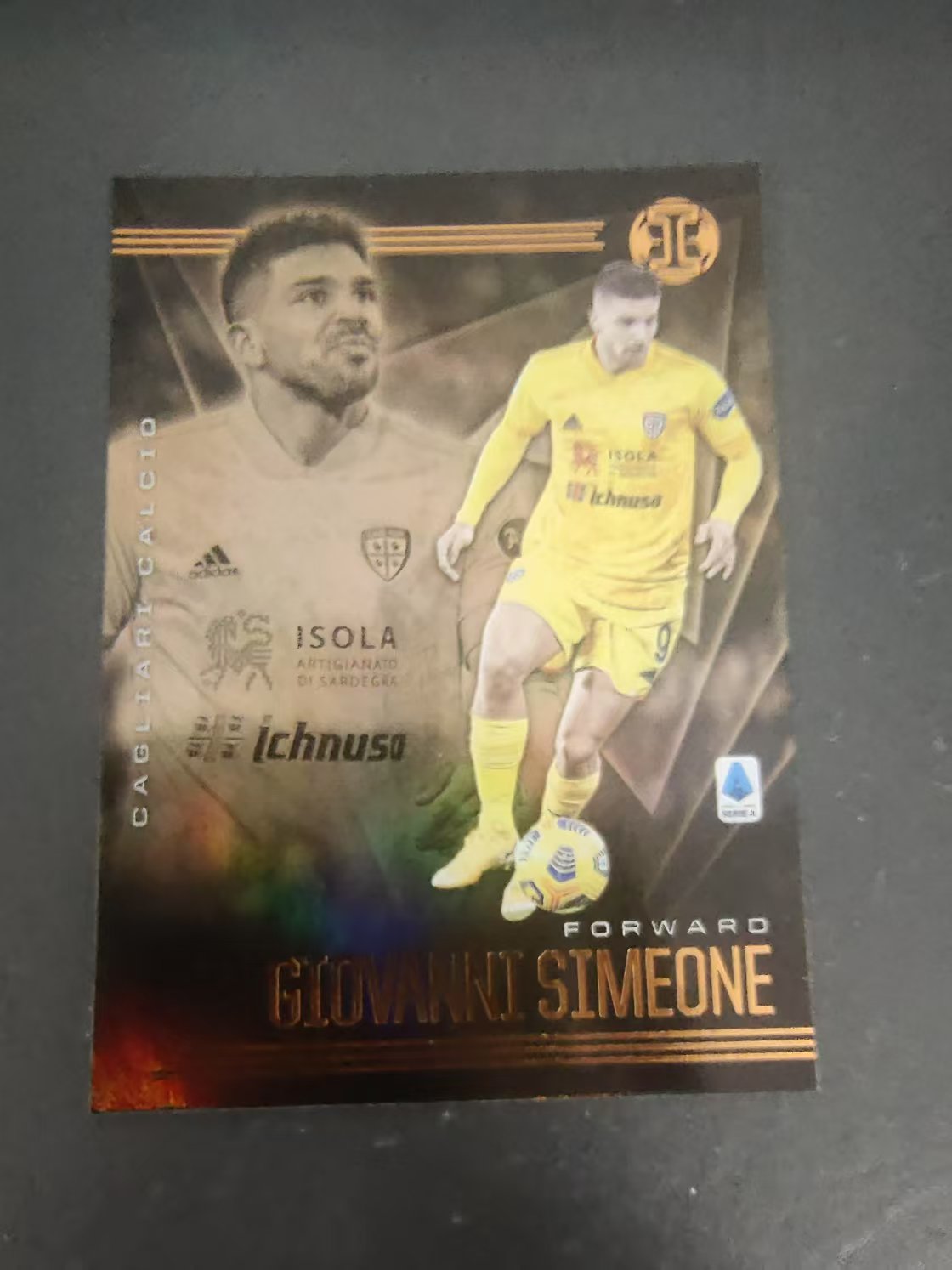 【可合并,不累计】2020-21 Panini Chronicles Giovanni Simeone 意甲 卡利亚里 乔瓦尼 西蒙尼 编年史 幻想 边角微瑕