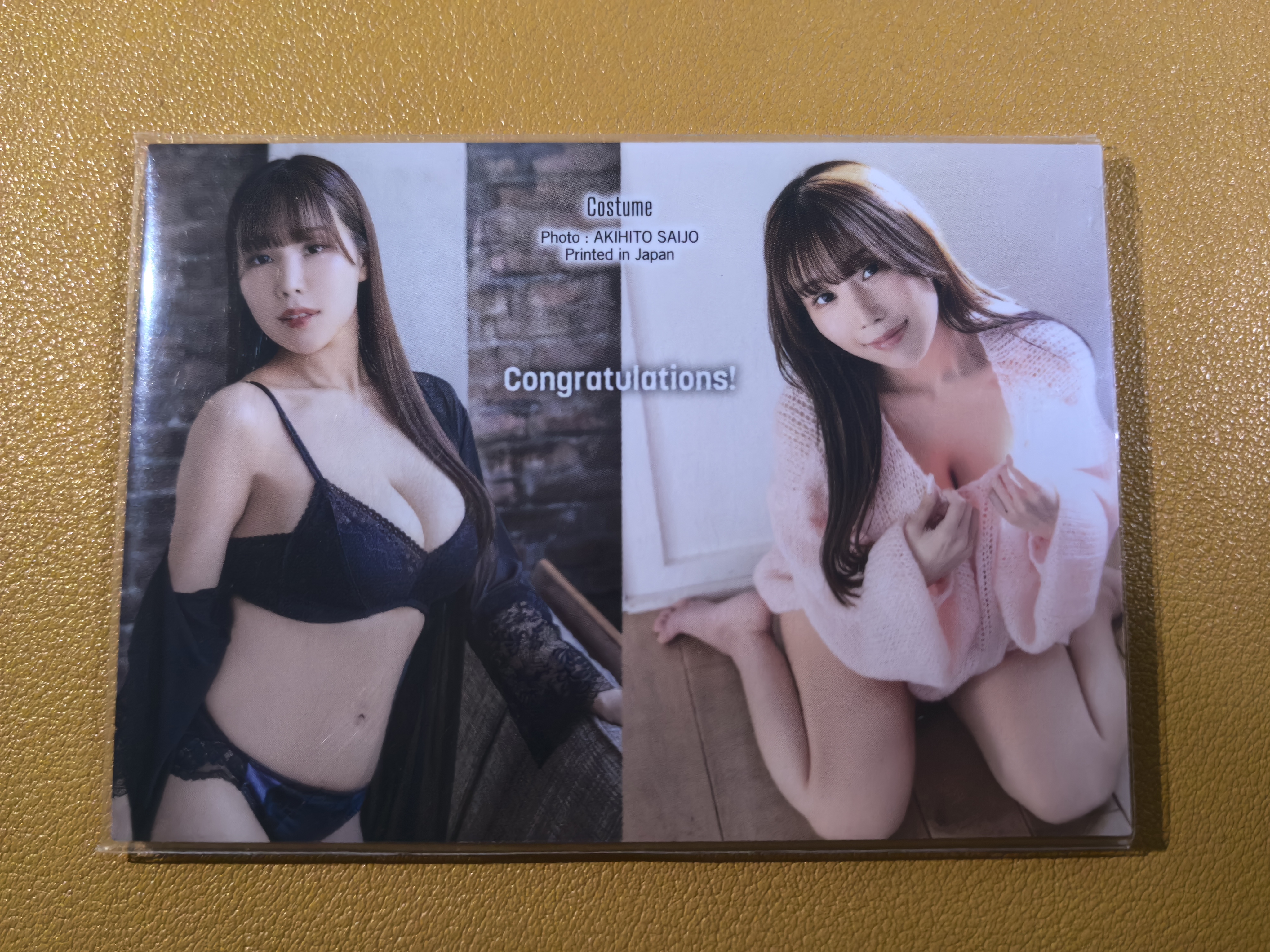 HITS偶像女星艺人【日本直购】桃木兔羽 75编物料卡 实卡超好看绝版稀有写真偶像明星美女车模特妹卡