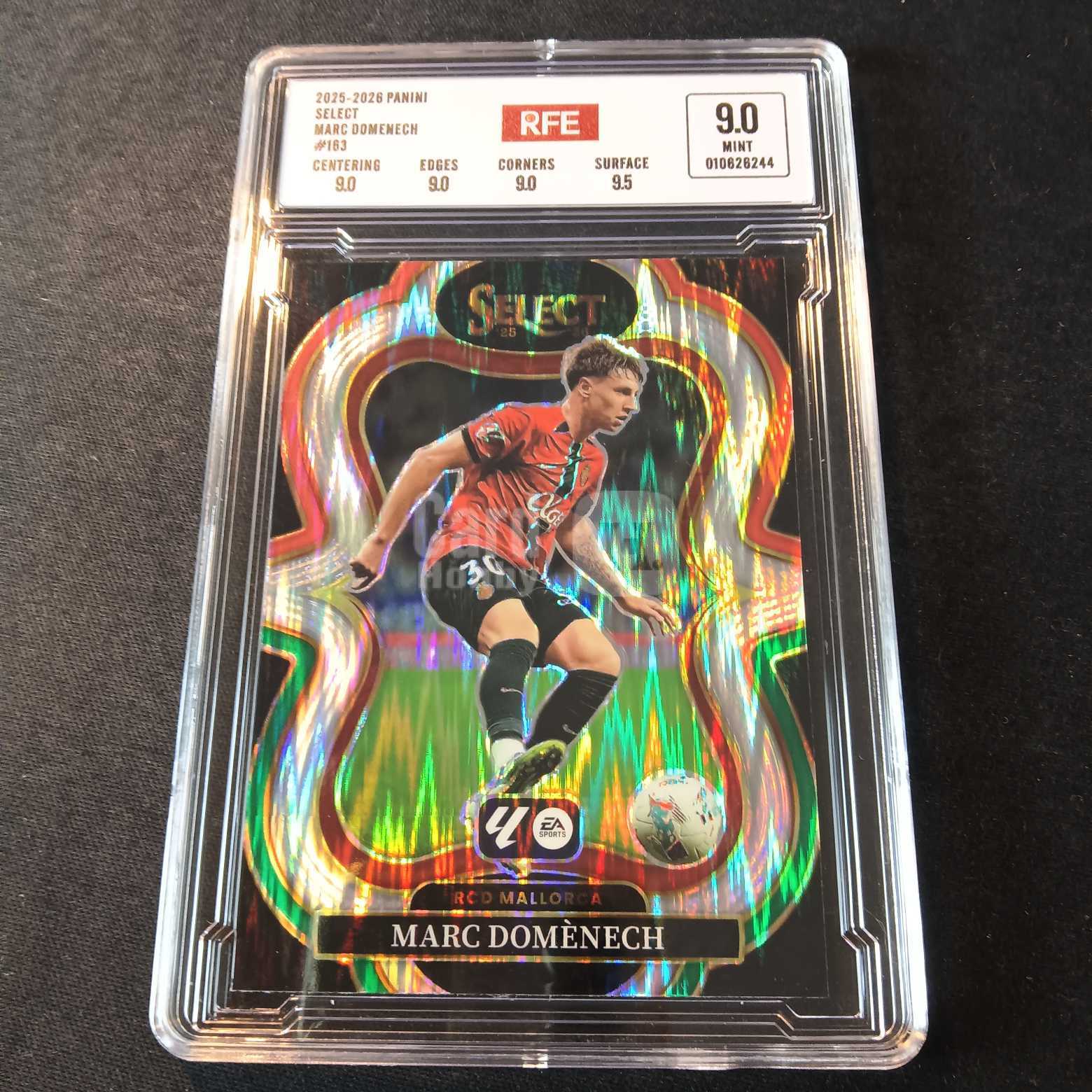 2025-26 Panini Select 多梅内克 评级卡 马略卡 折射 实卡精美稀有 品质保障 投资收藏必备 保值回购 详情见说明 【蓝色星球】