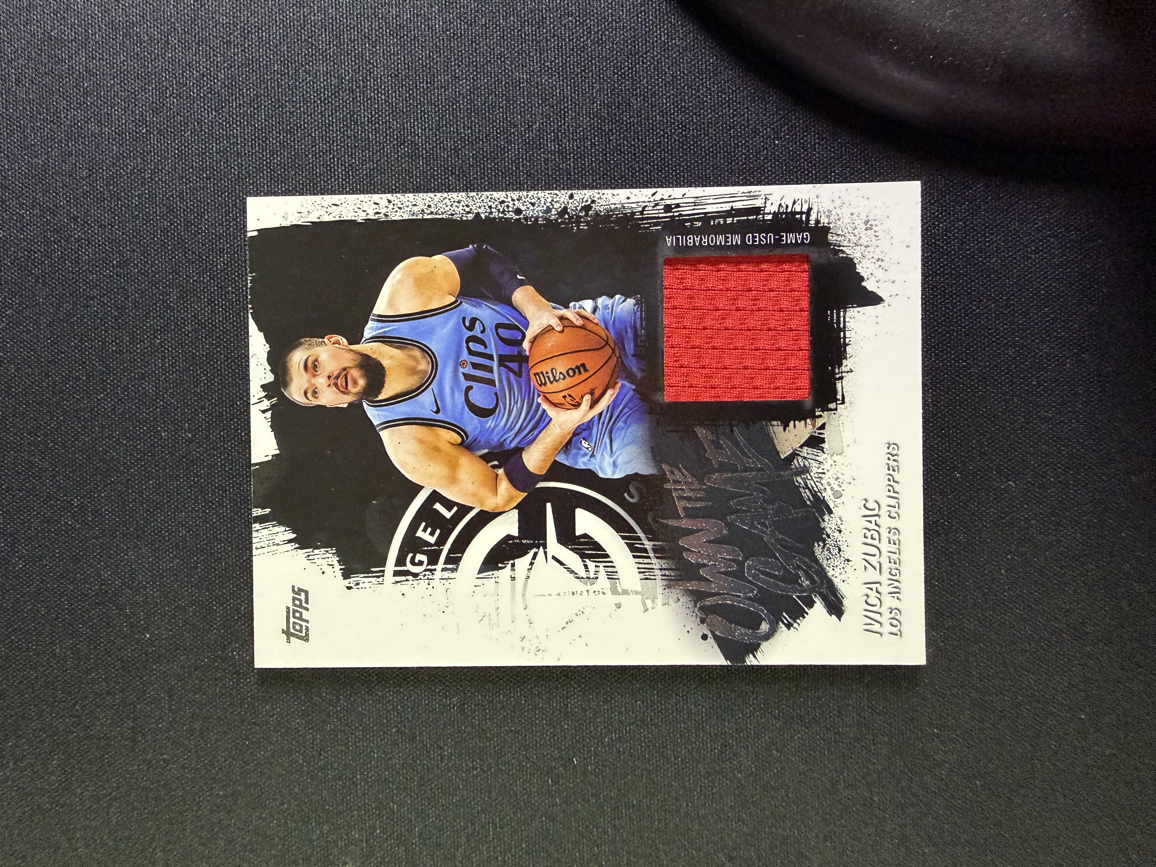 2025-26 Topps Holiday Mega Ivica Zubac 伊维察 祖巴茨 快船 own the game 亲穿球衣 物料 PPP