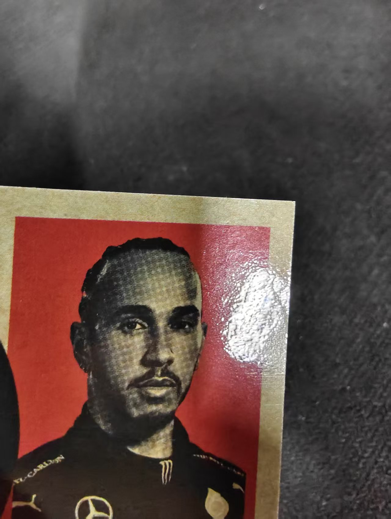 2021 Topps Chrome Lewis Hamilton F1 刘易斯 汉密尔顿 梅赛德斯奔驰 AMG 银折 F1 划痕 边角瑕疵 #LH