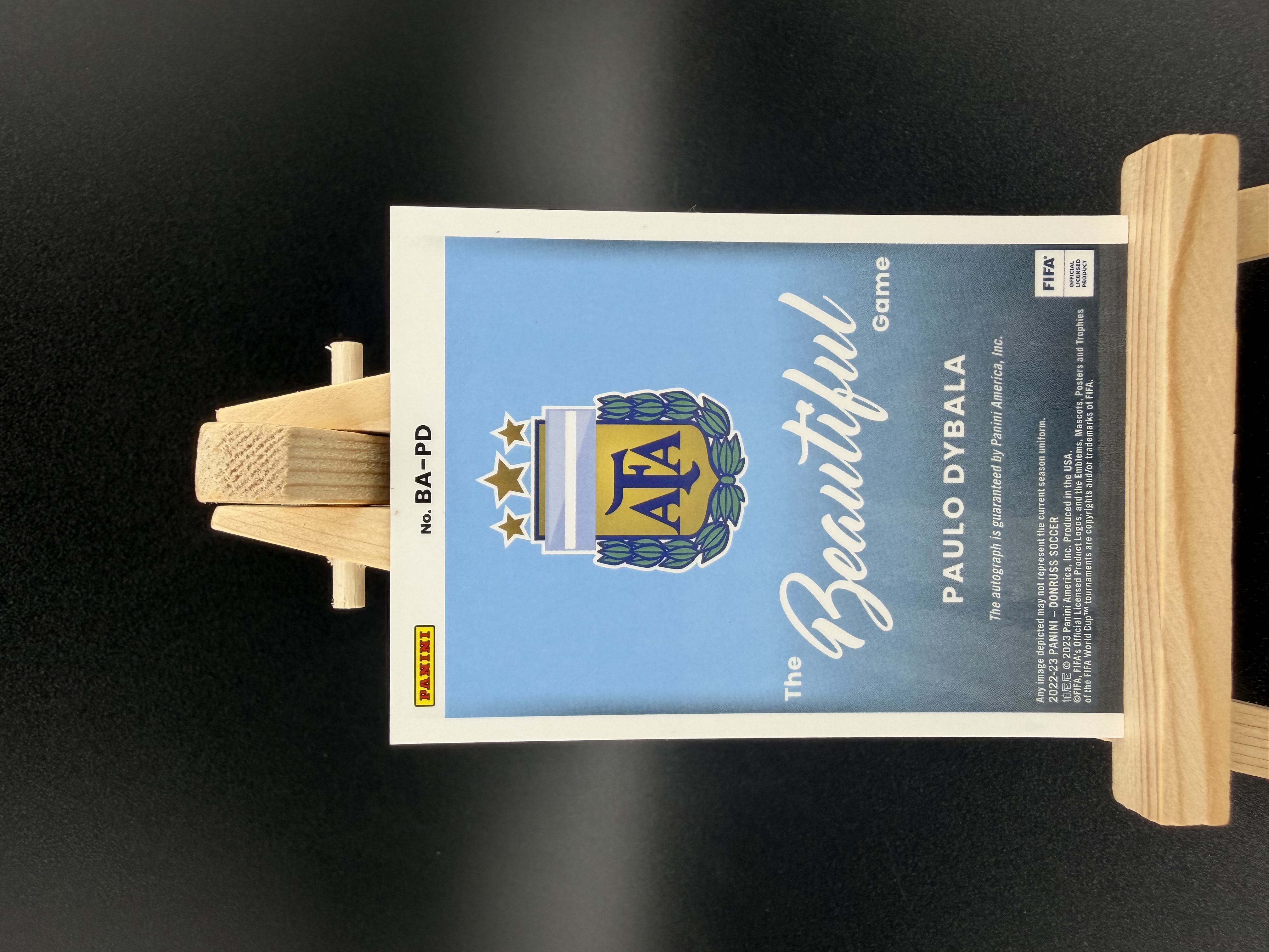 2022-23 Panini Donruss Paulo Dybala 杜蕾斯 阿根廷 保罗 迪巴拉 签字 完美签 小魔仙 美丽比赛签 卡品如图 【陌浪小程】
