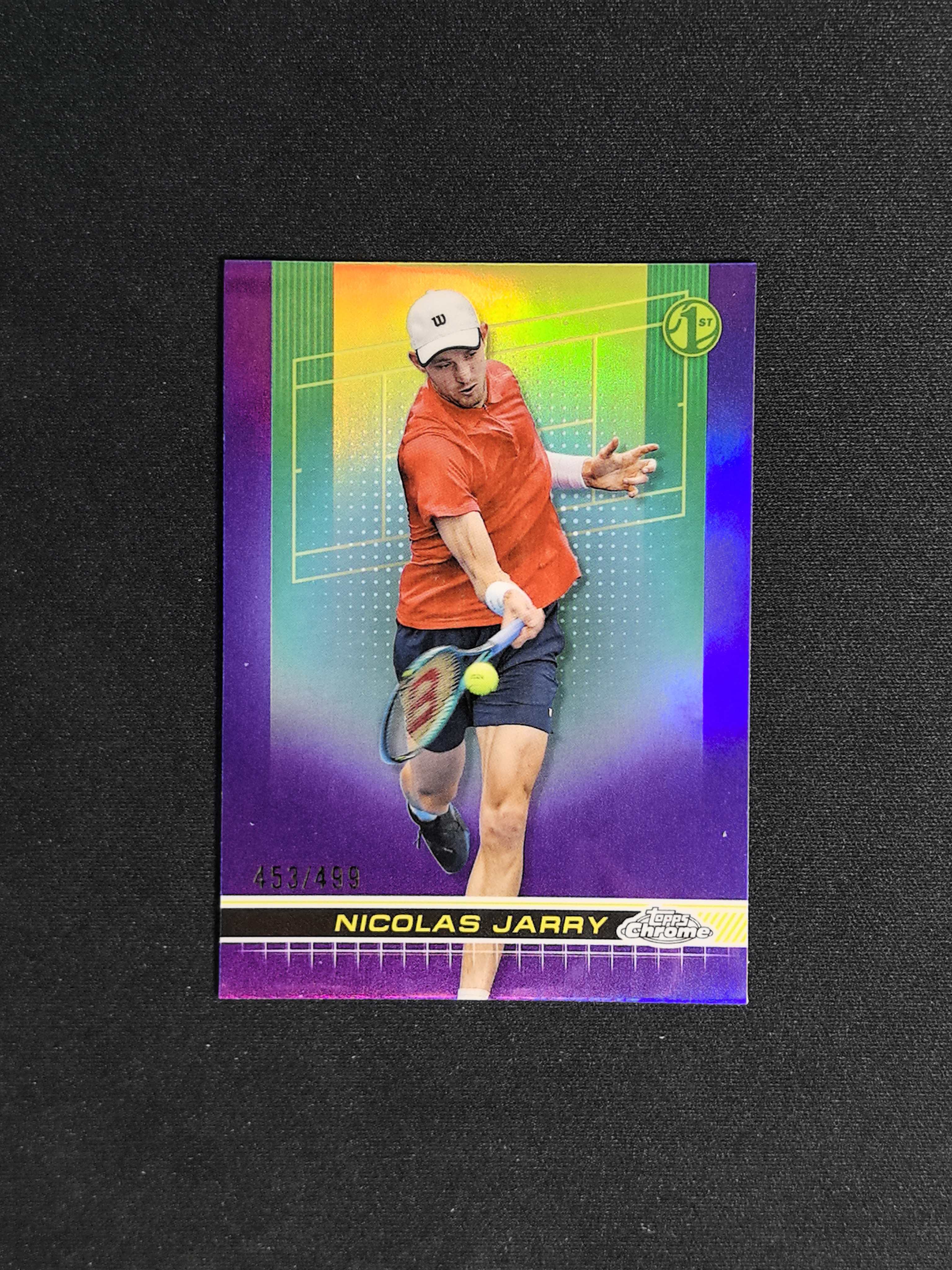2024 Topps Chrome Nicolas Jarry Chrome 网球 智利 尼古拉斯 贾里 499编 紫折 卡品如图【CYT球星卡】