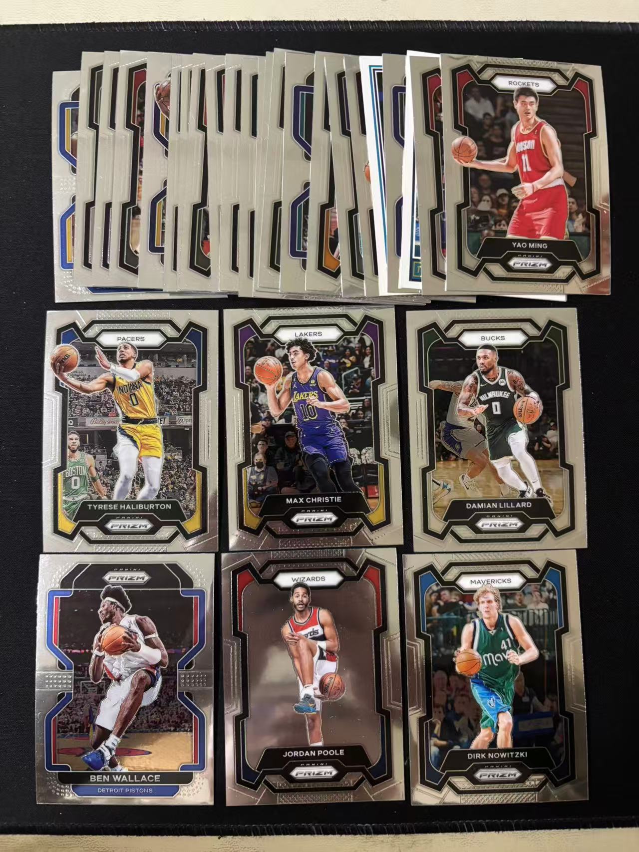 【星辰】PANINI 多年份 PRIZM系列 姚明 哈利伯顿 克里斯蒂 利拉德 华莱士 普洱 诺维斯基 等 LOT