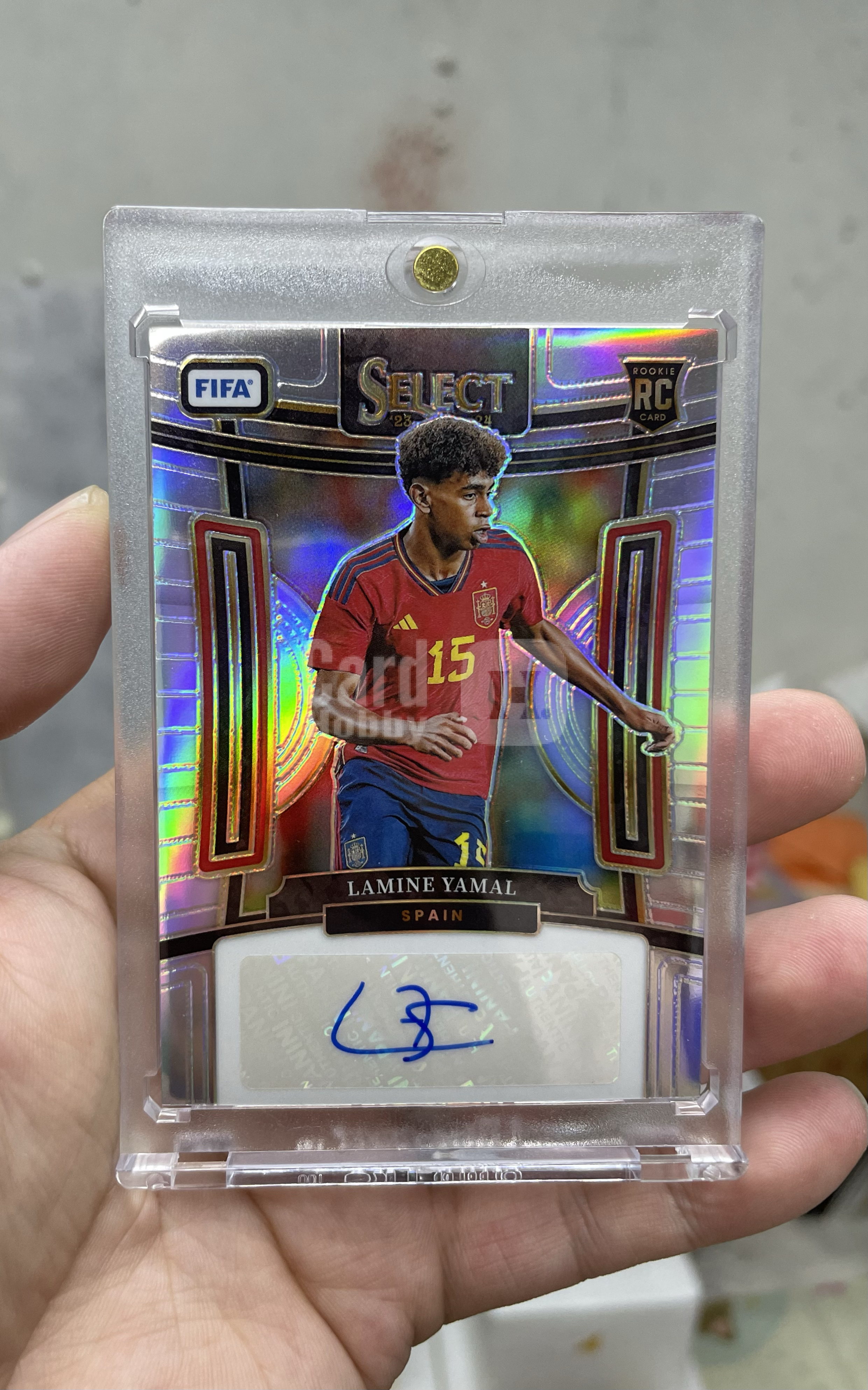 2023-24 Panini Select Lamine Yamal RC 亚马尔 新秀 签 rc panini 银折 极其稀少 可议价 带价来 世界杯 欧冠 巴萨 西班牙 接班 梅西 对飙 姆巴佩
