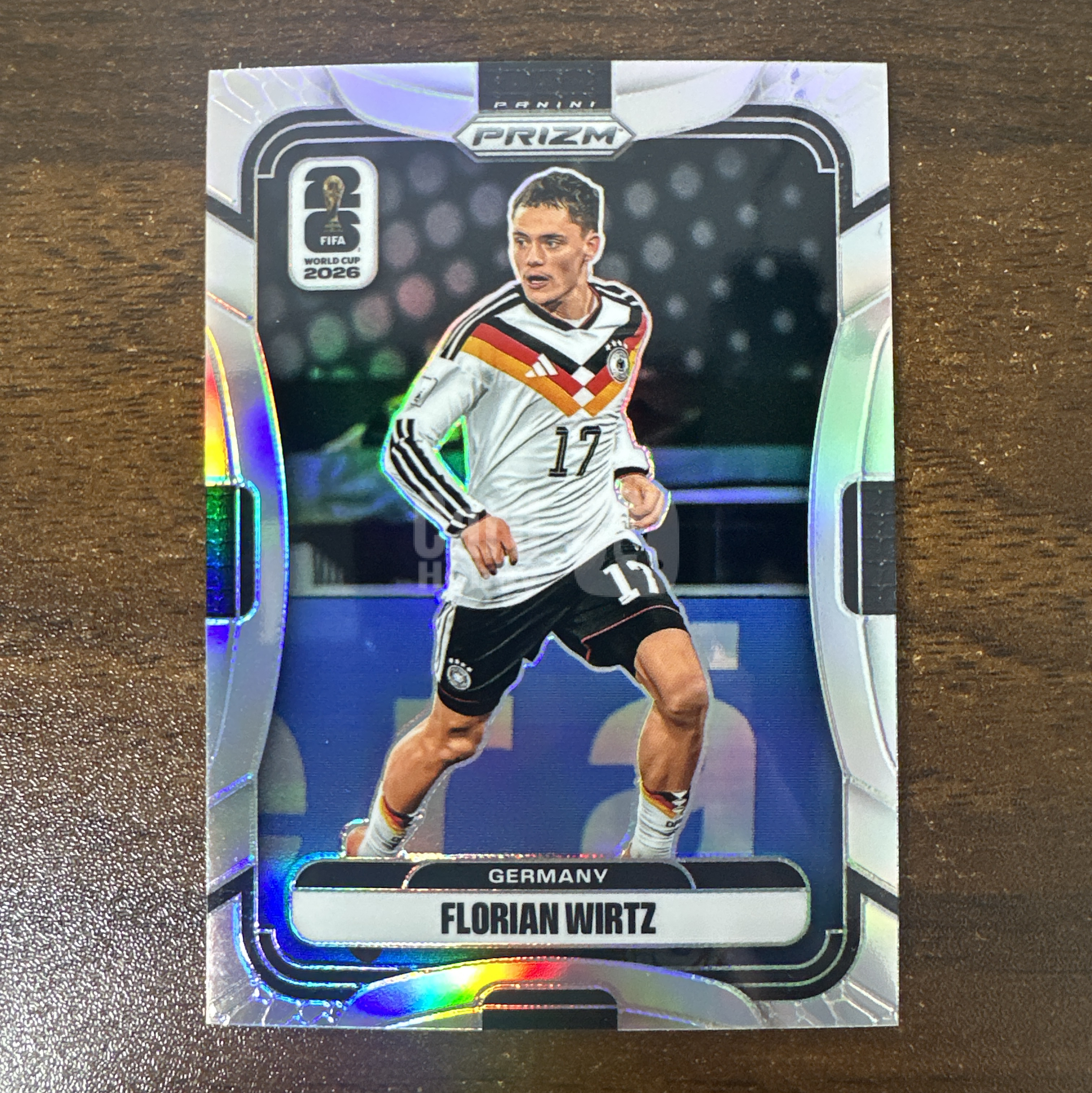 （怪兽拍卖）GSW-B52 2026 Panini Prizm FIFA Florian Wirtz 维尔茨 银折 卡品如图 Z1