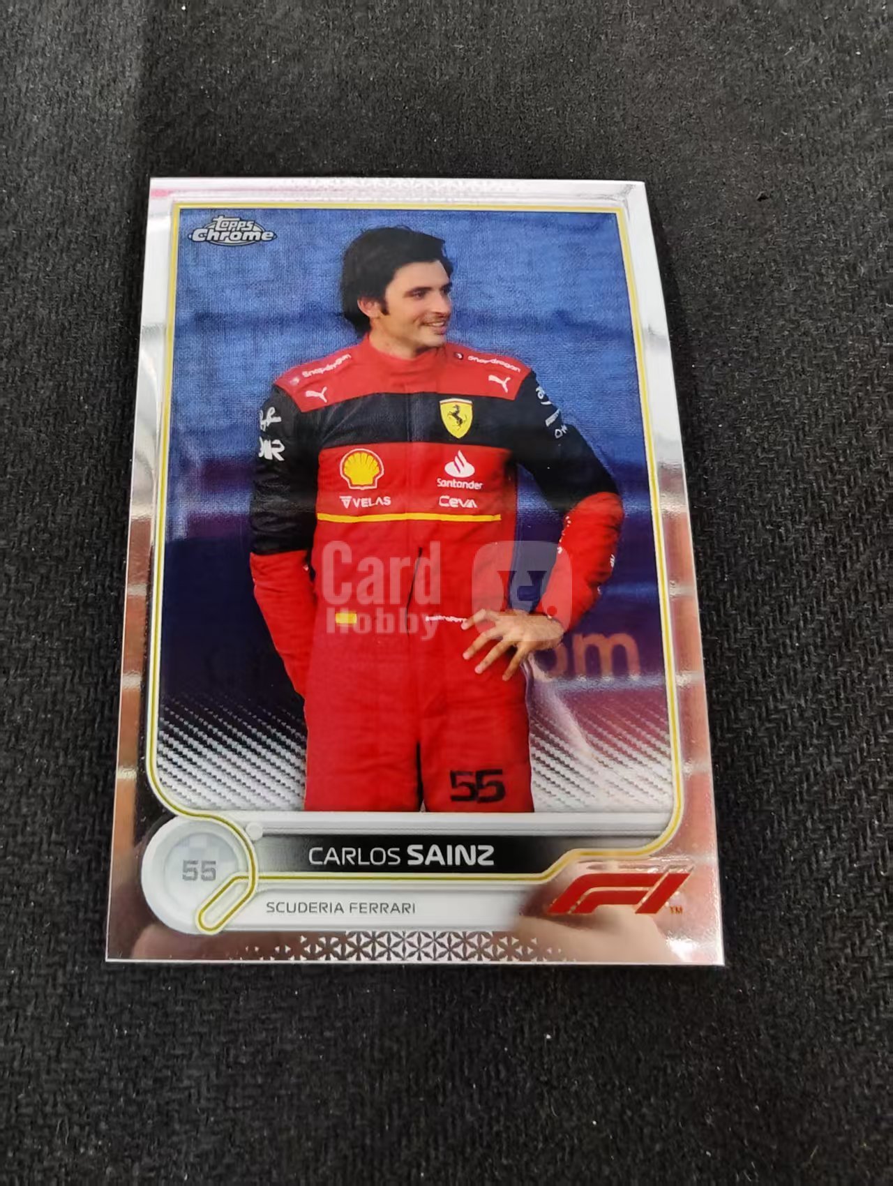 2022 Topps Chrome F1 Carlos Sainz 卡洛斯 塞恩斯 法拉利 划痕 边角瑕疵 #32