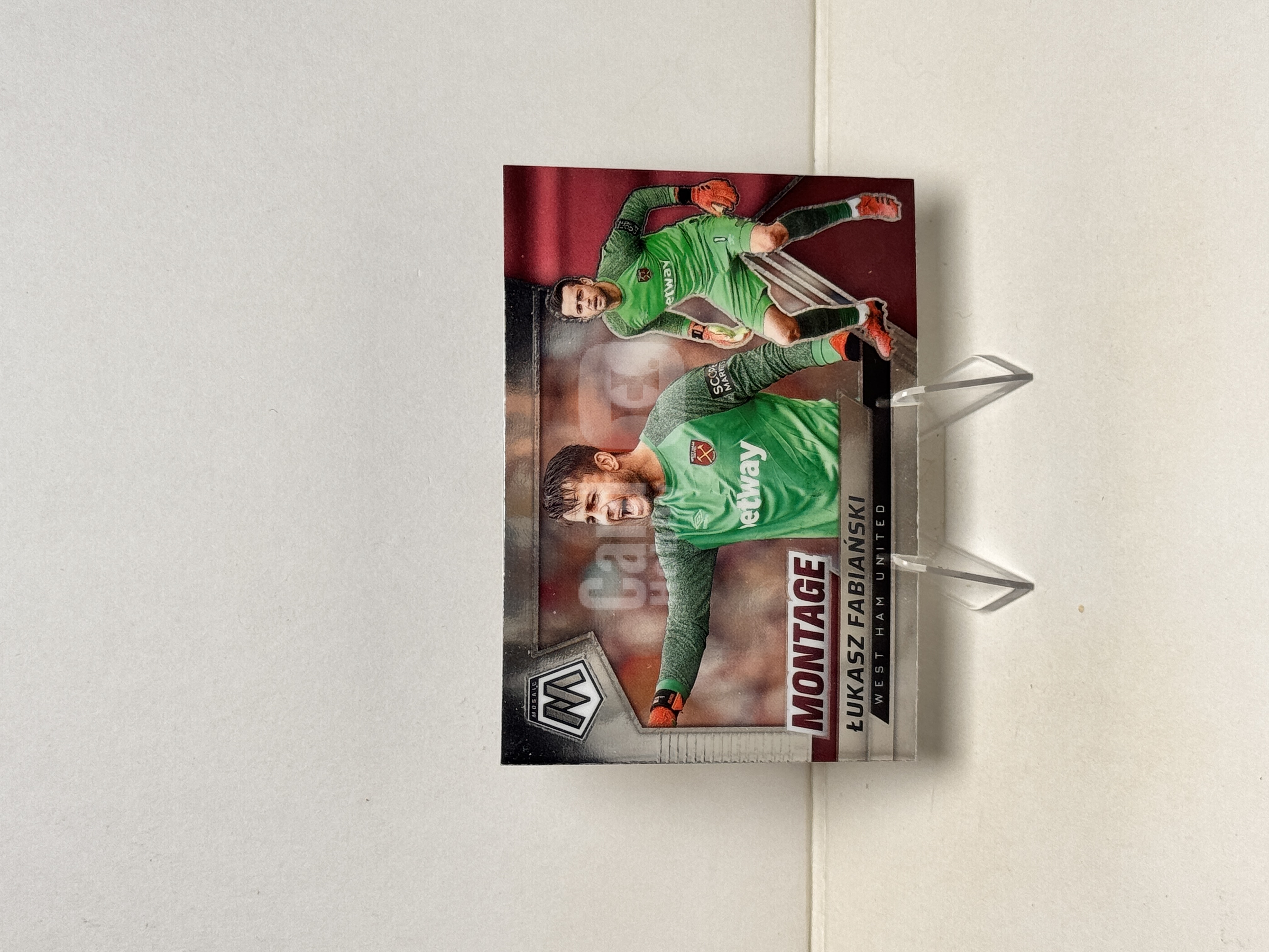 2021-22 Panini Mosaic Lukasz Fabianski 马赛克 英超 法比安基斯 西汉姆联 Montage 蒙太奇特卡 实卡精美 收藏必备 卡品如图【星爷代拍】F2-5