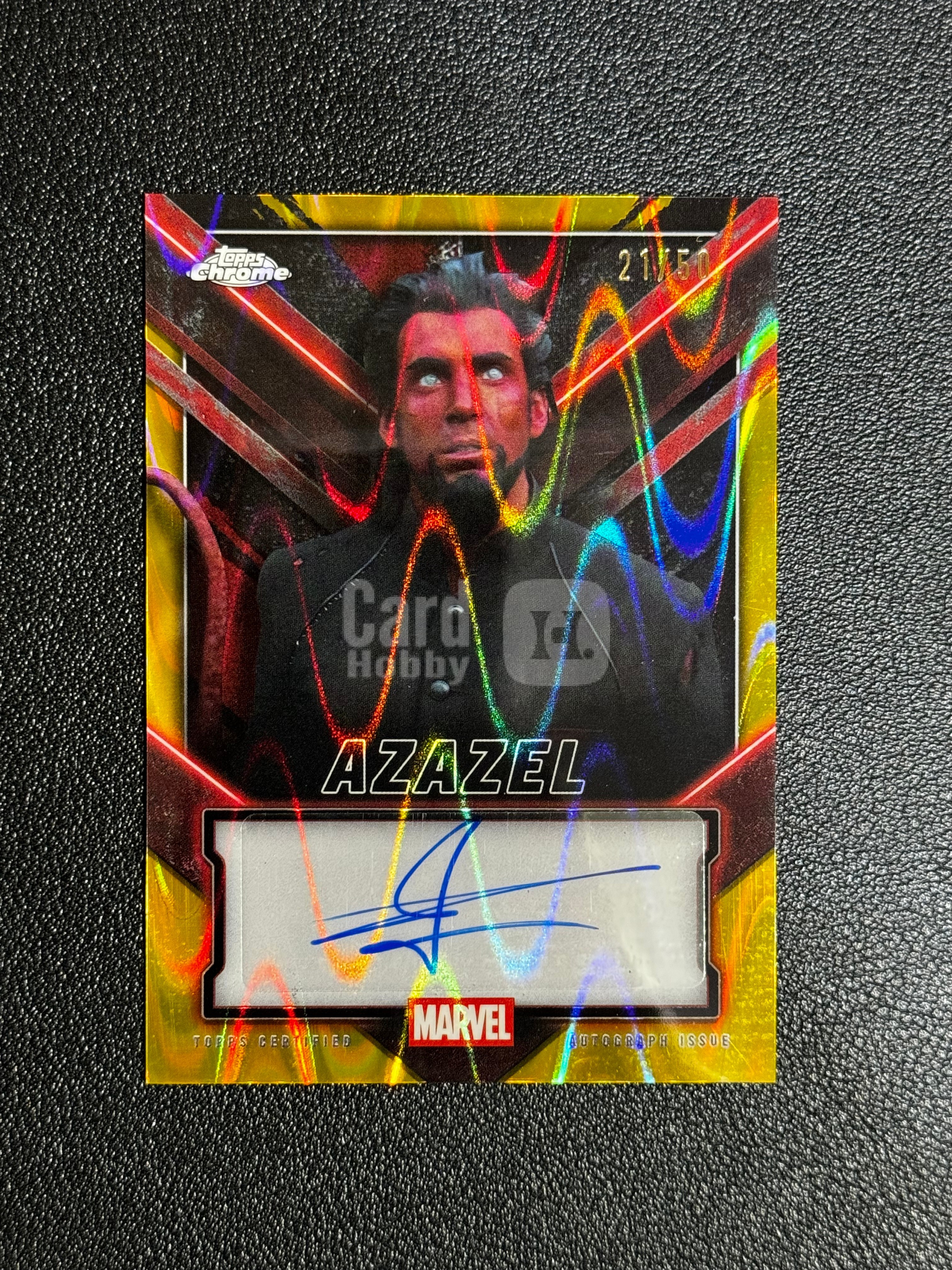 2025 Topps Marvel (MCU) Chrome 漫威 死侍 金刚狼 Deadpool Wolverine 金折 50编 演员 Auto 签字 Eduardo 爱德华多 TG 老王代理拍卖