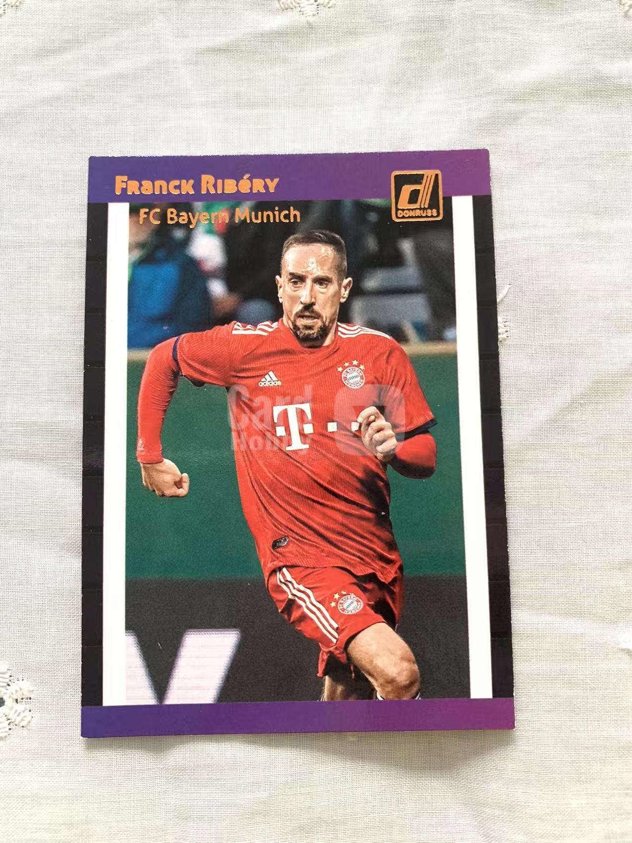 2018-19 Panini Donruss FRANCK RIBERY 杜蕾斯 紫平行 特卡  base 拜仁慕尼黑 里贝里 卡品如图 威武