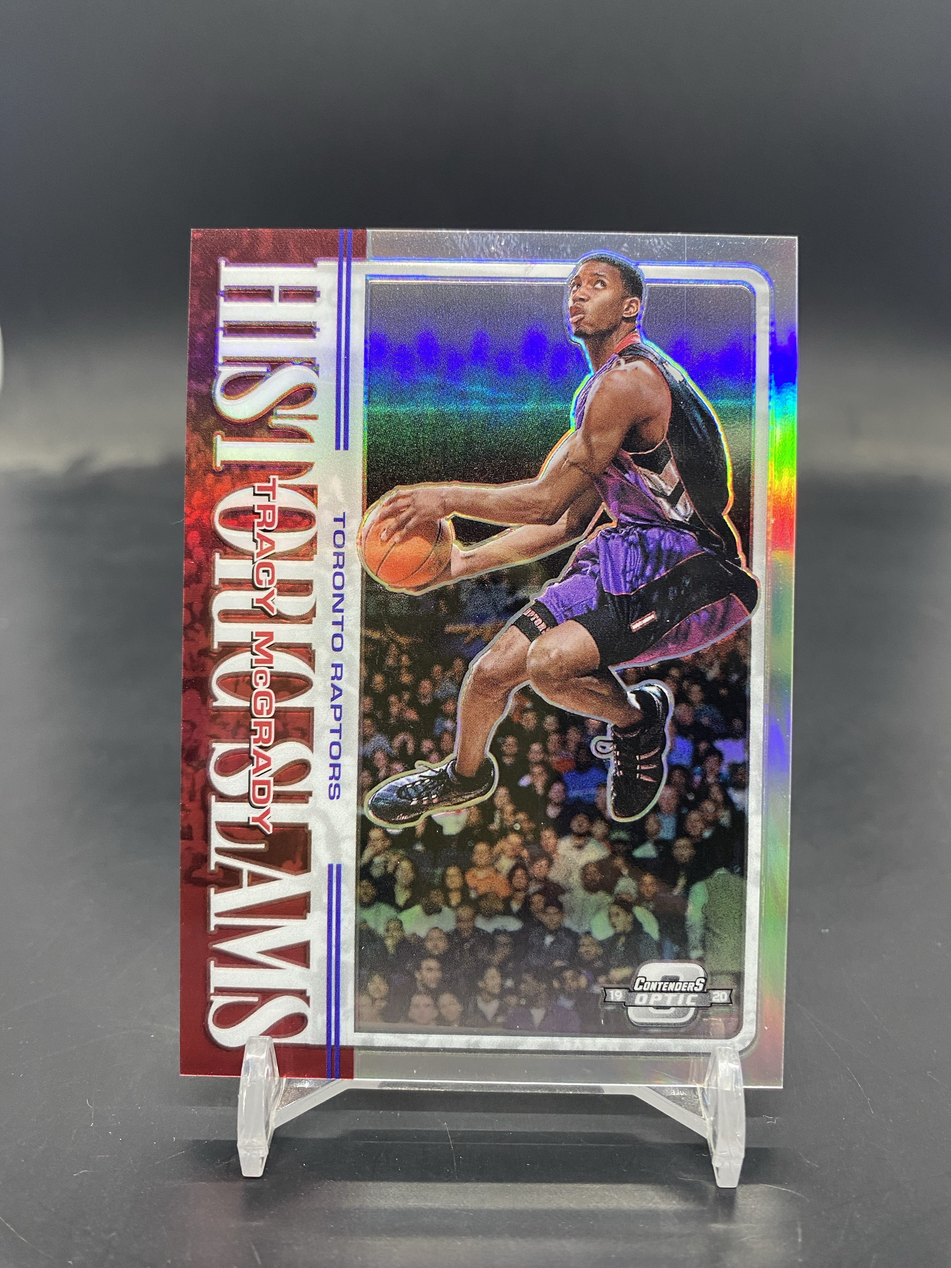 2019-20 Panini Contenders Optic Tracy McGrady 球票OP 猛龙 特雷西 麦克格雷迪 麦迪 银折 HISTORIC SLAMS 特卡 折射 FC-99「80」