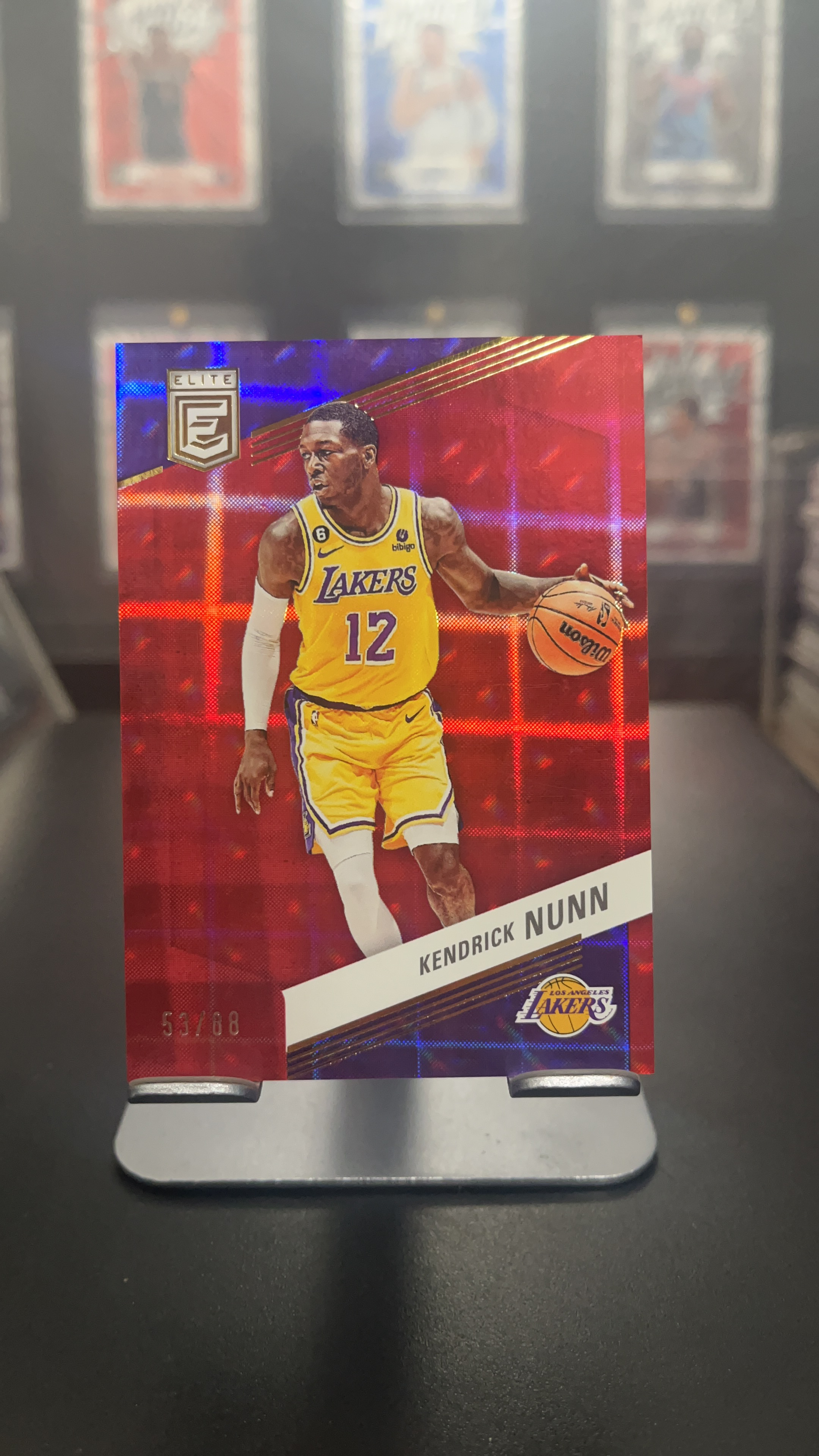 2022-23 Panini Elite Kendrick Nunn 精英系列 格子折射 湖人 纳恩 88编 值得珍藏 小陆 【接代拍】