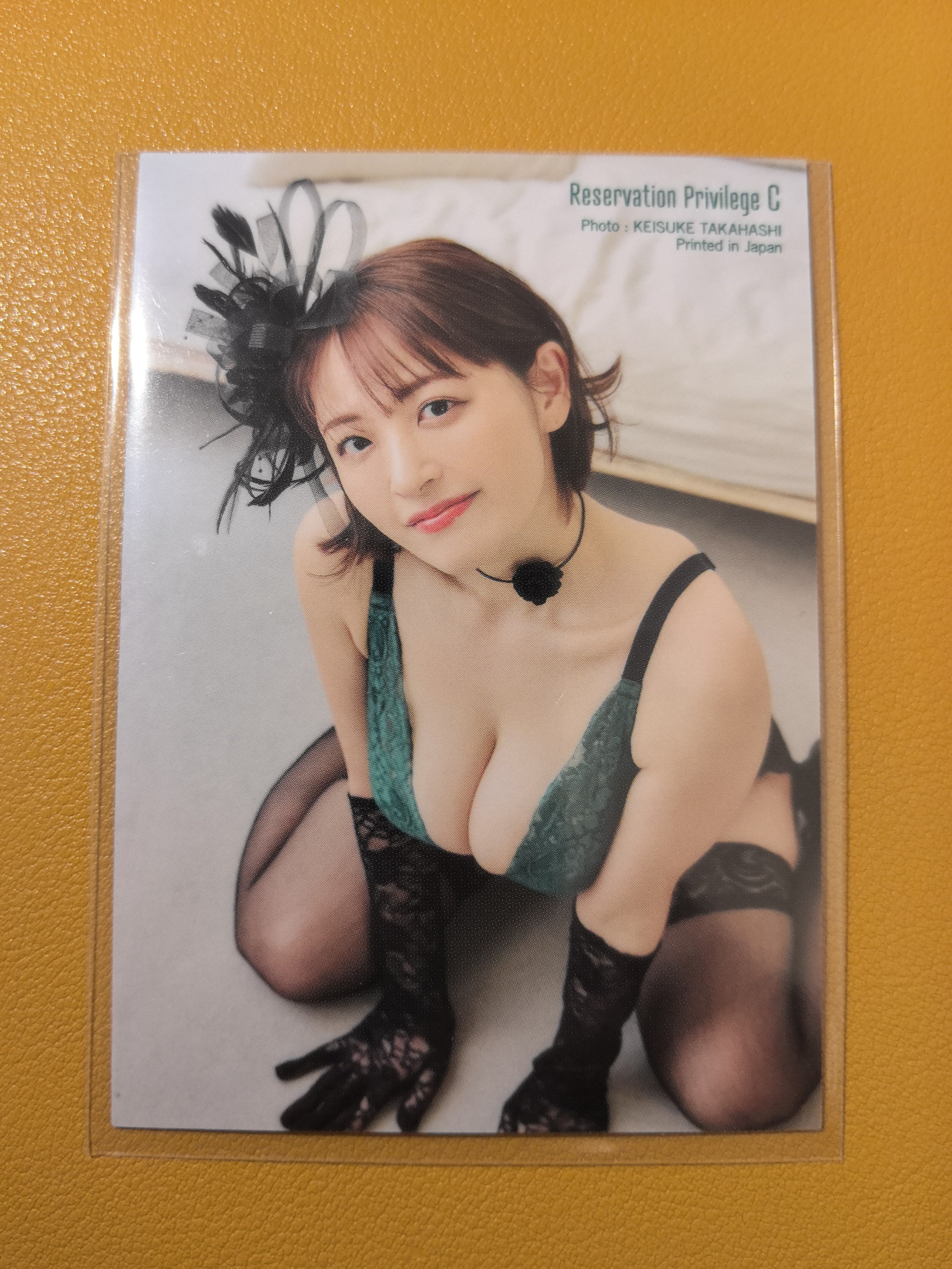 HIT'S偶像艺人【日本代购】柳濑早纪 特典卡签完美签字 实卡超好看绝版稀有美女车模妹卡