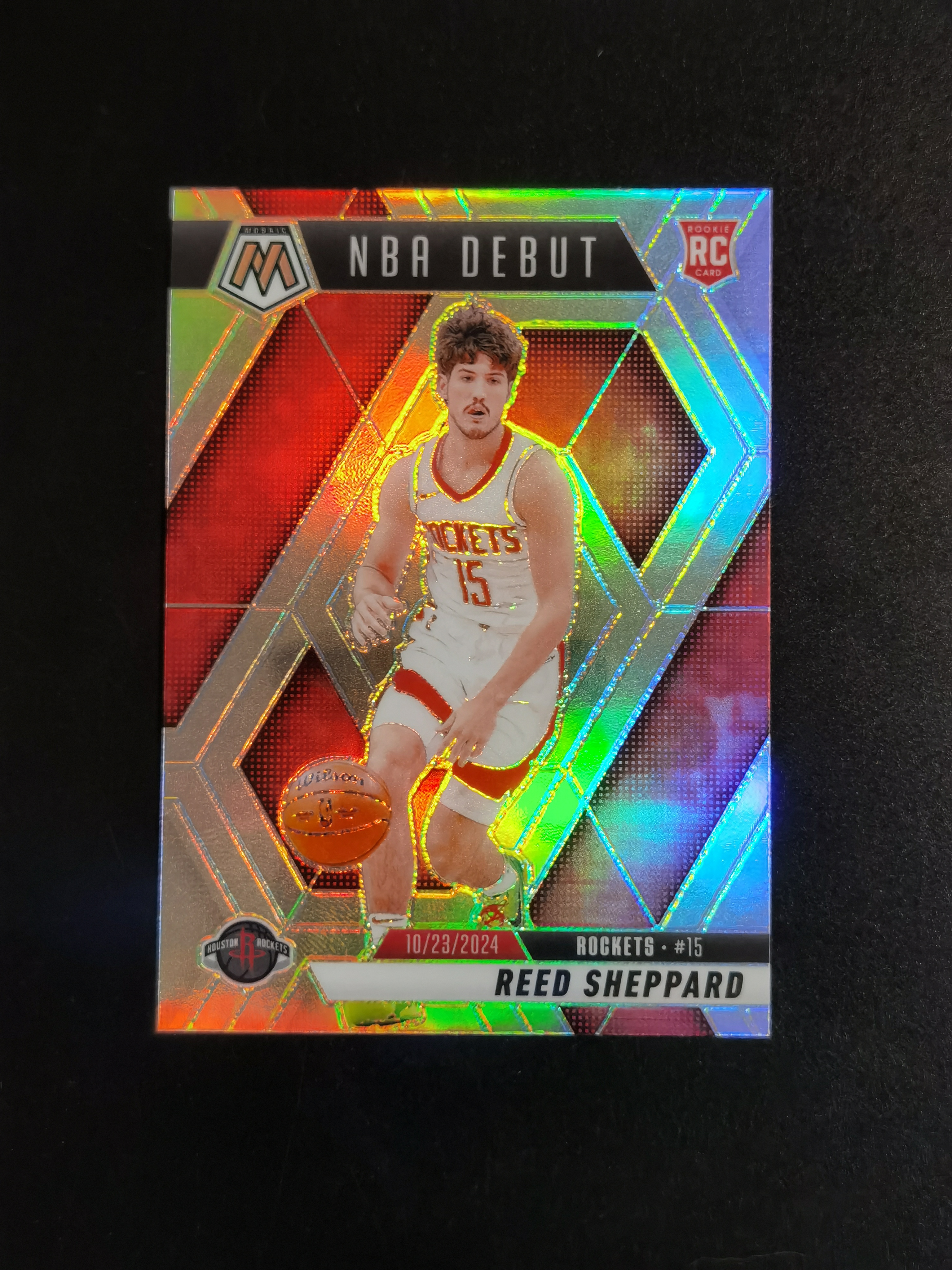 2024-25 Panini Mosaic Reed Sheppard 马赛克 RC新秀 里德谢泼德 银折 卡品如图 专收必备