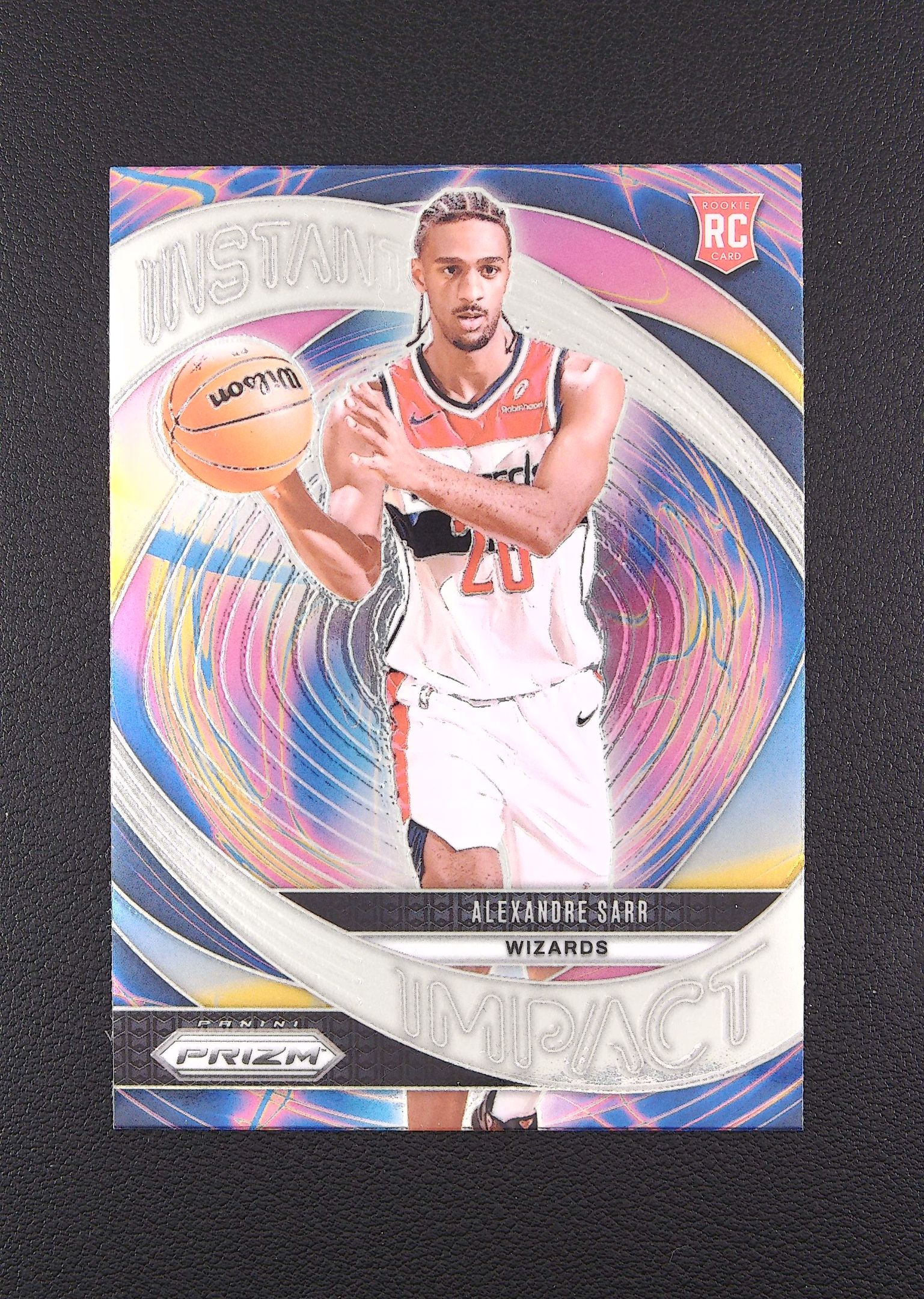 10-31 acwx 938 【钢蛋儿拍卖】 Panini 2024-25 Prizm 奇才  RC 新秀 Instant Impact 特卡 亚历山大 萨尔 Alexandre Sarr 卡品如图