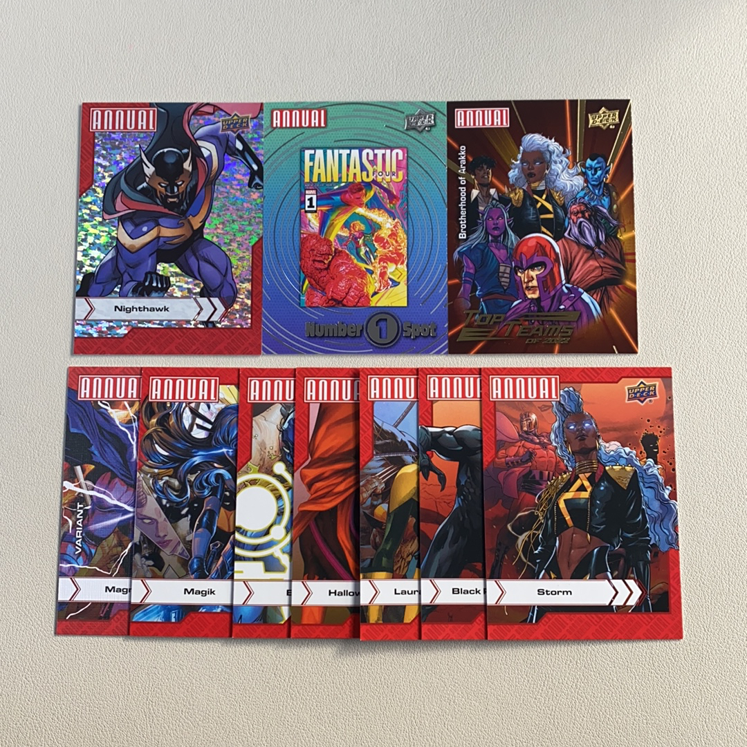 【弈卡代拍】2022-2023 Upper Deck Marvel (MCU) Annual年鉴 漫威 漫画年度盒 普卡 特卡 帆布 闪卡 打包 品相如图 凑套必备 无理