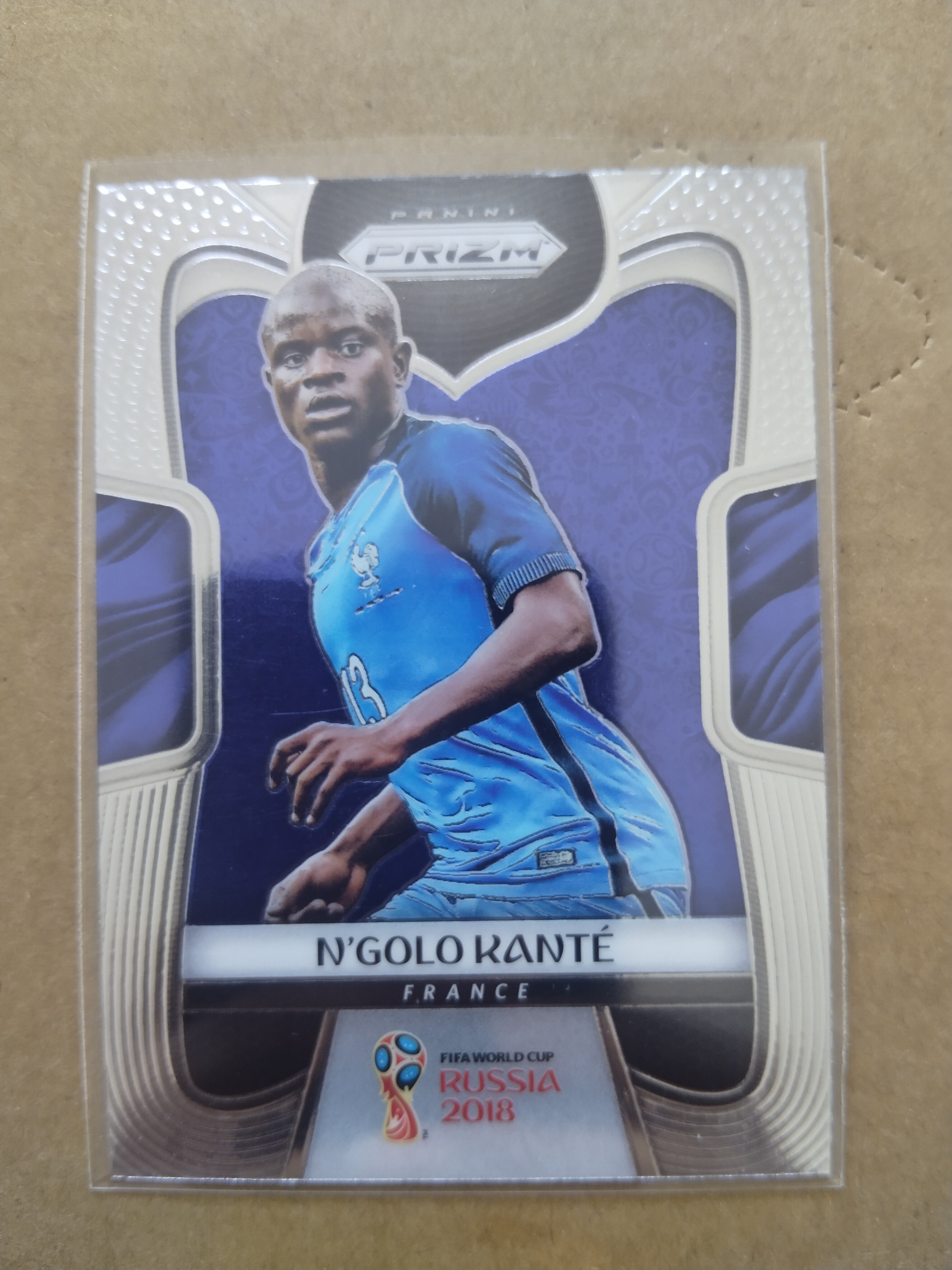 (竞拍前先阅读描述)PANINI帕尼尼 2018俄罗斯世界杯PRIZM 普卡base 法国 坎 第1张凑套必备 品相如图