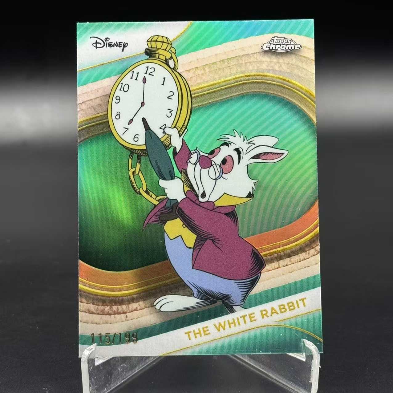 【浩冉拍卖】 2025 Topps Disney Chrome 迪士尼 199编 The White Rabbit 白兔 卡品如图 lee 卡淘