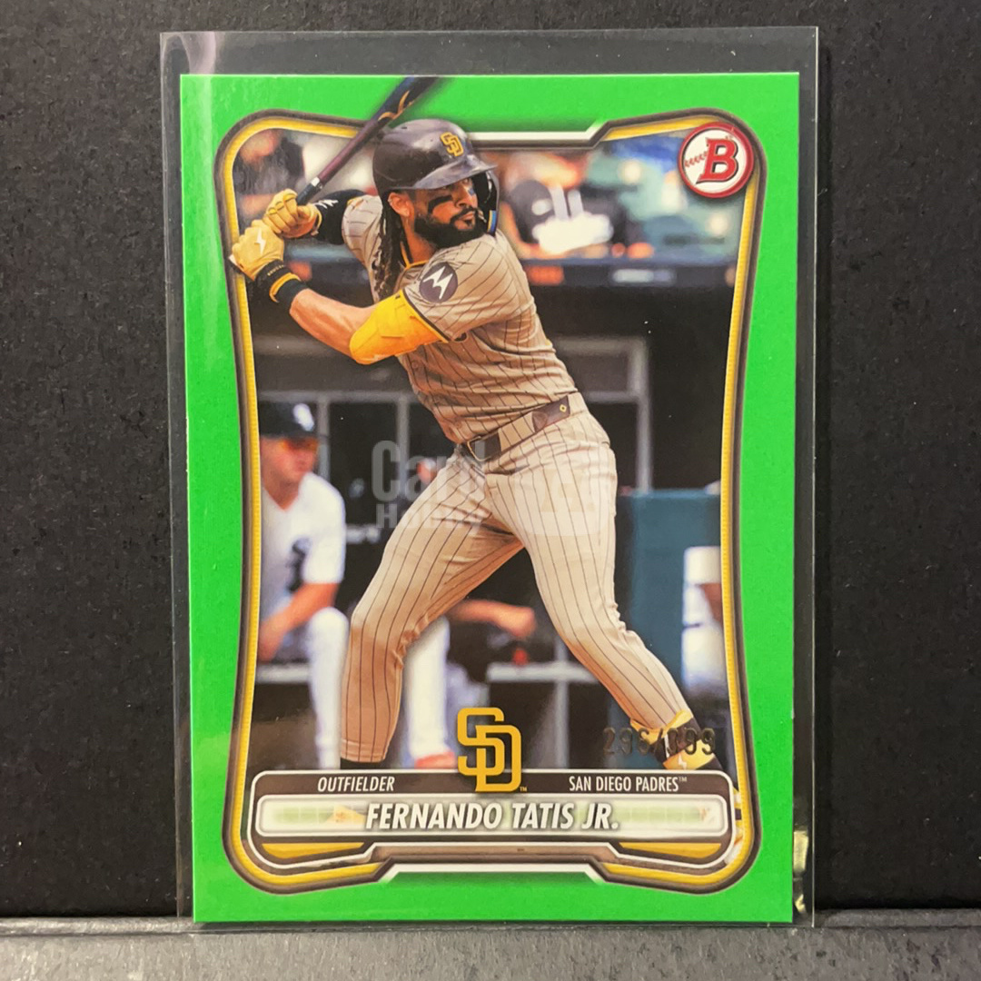 2026 Topps Bowman Fernando Tatis Jr. RC Fernando Tatis Jr. 圣迭戈教士 纸卡绿平行399编 2026 Topps Chrome Bowman