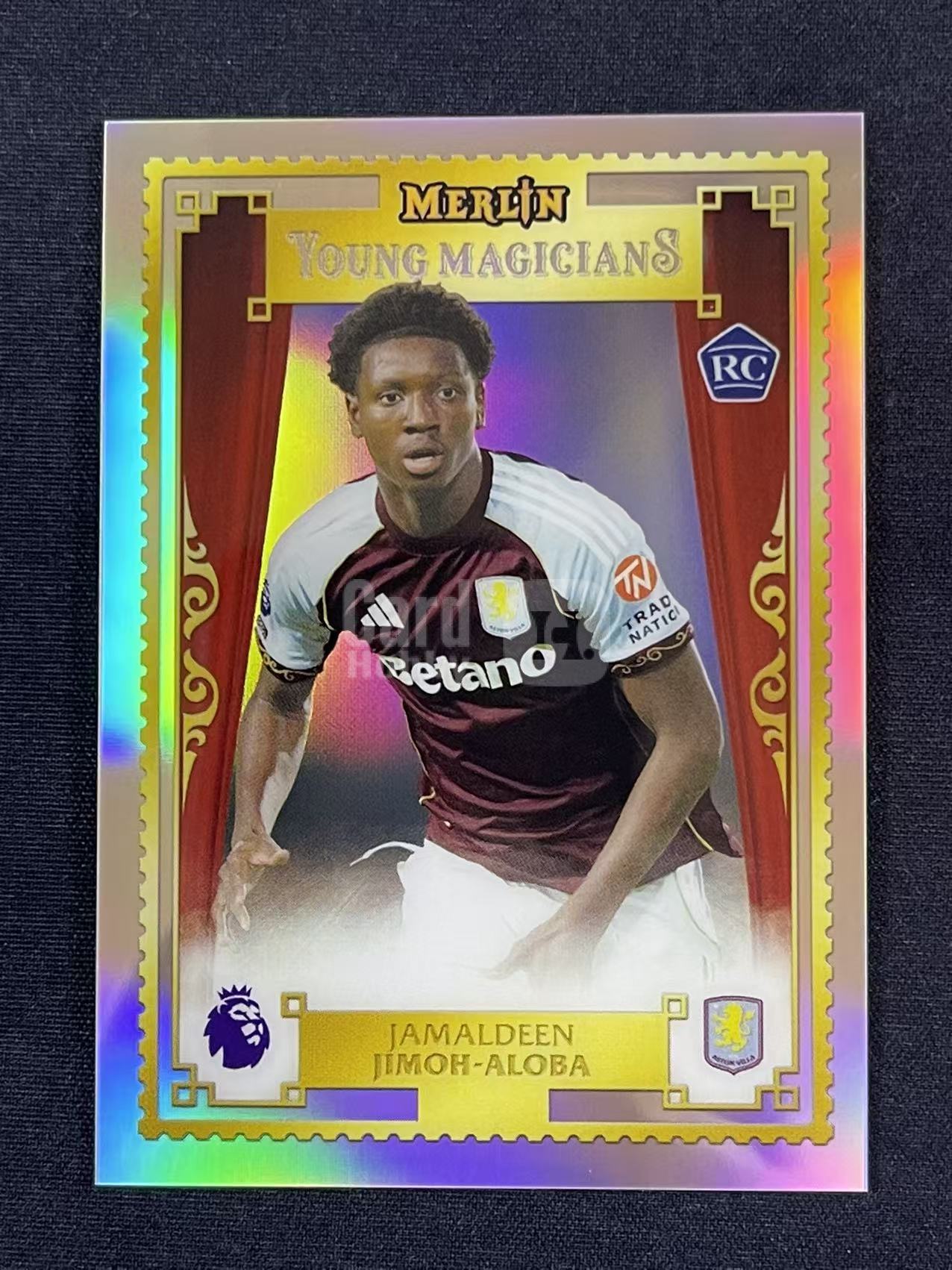 2026 Topps Premier Merlin Jamaldeen Jimoh-Aloba YM-5 英超梅林 阿洛巴 新秀RC 阿斯顿维拉 Young Magicians 魔法新星特卡 卡品如图